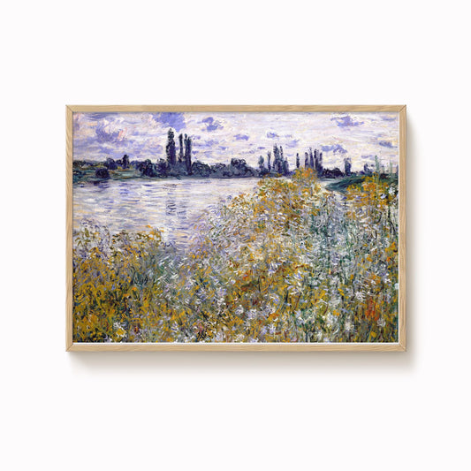 Monet - Banks of the Seine Print