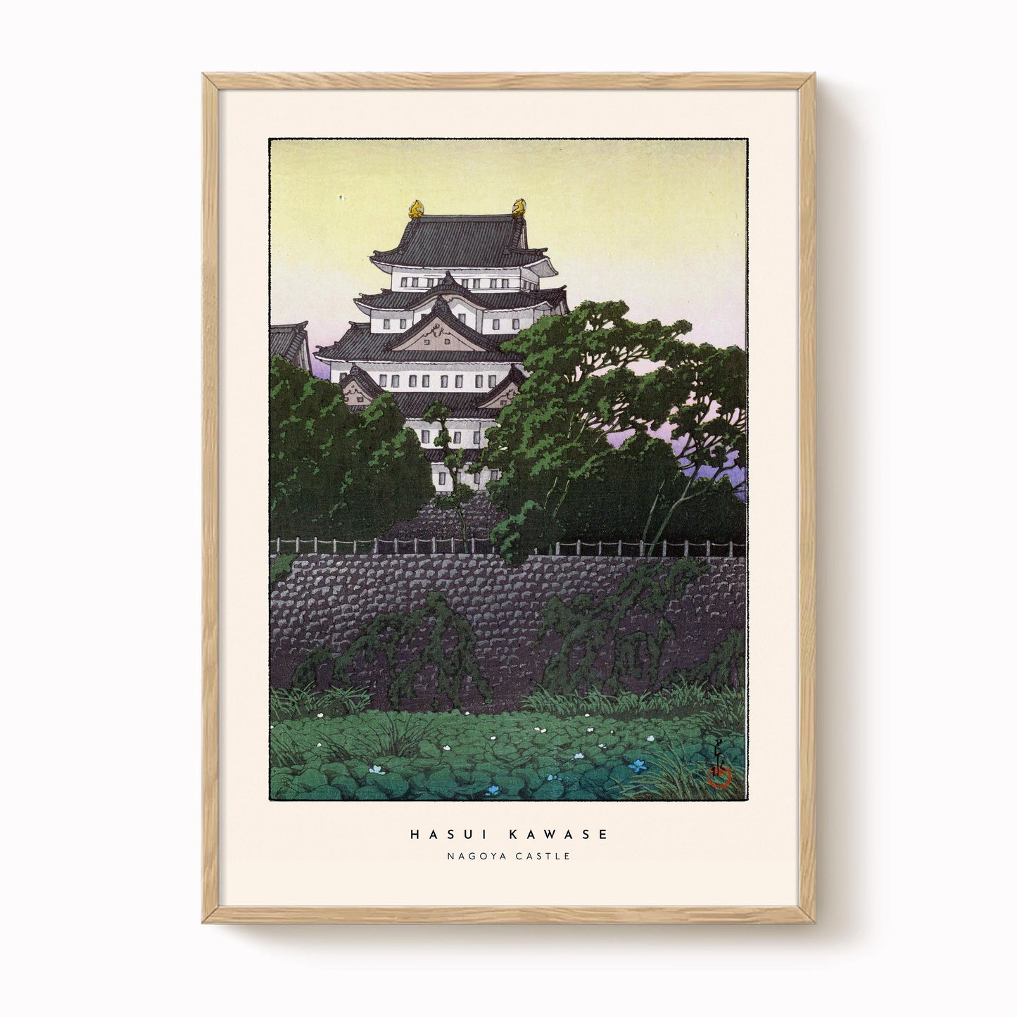 Hasui Kawase - Nagoya Castle Print