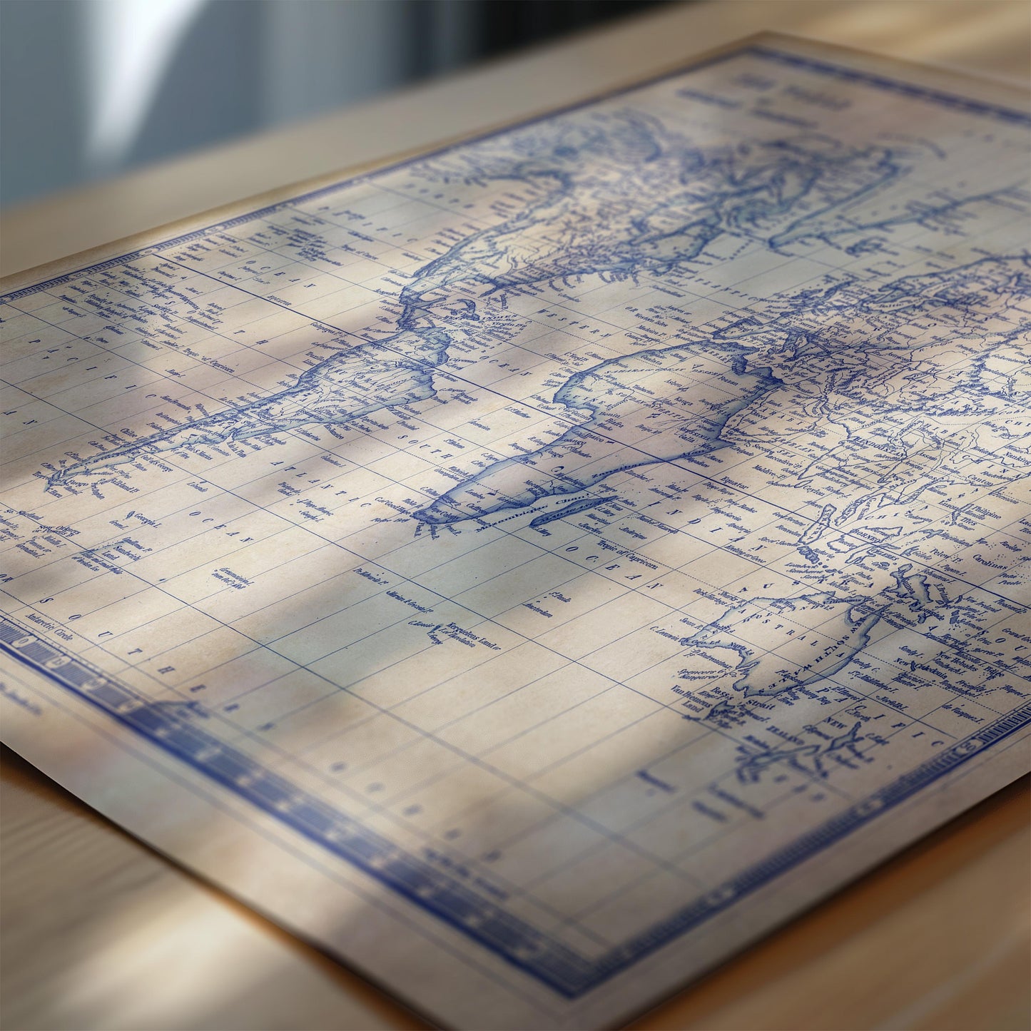 a detailed map of the world, with various countries and regions clearly marked.