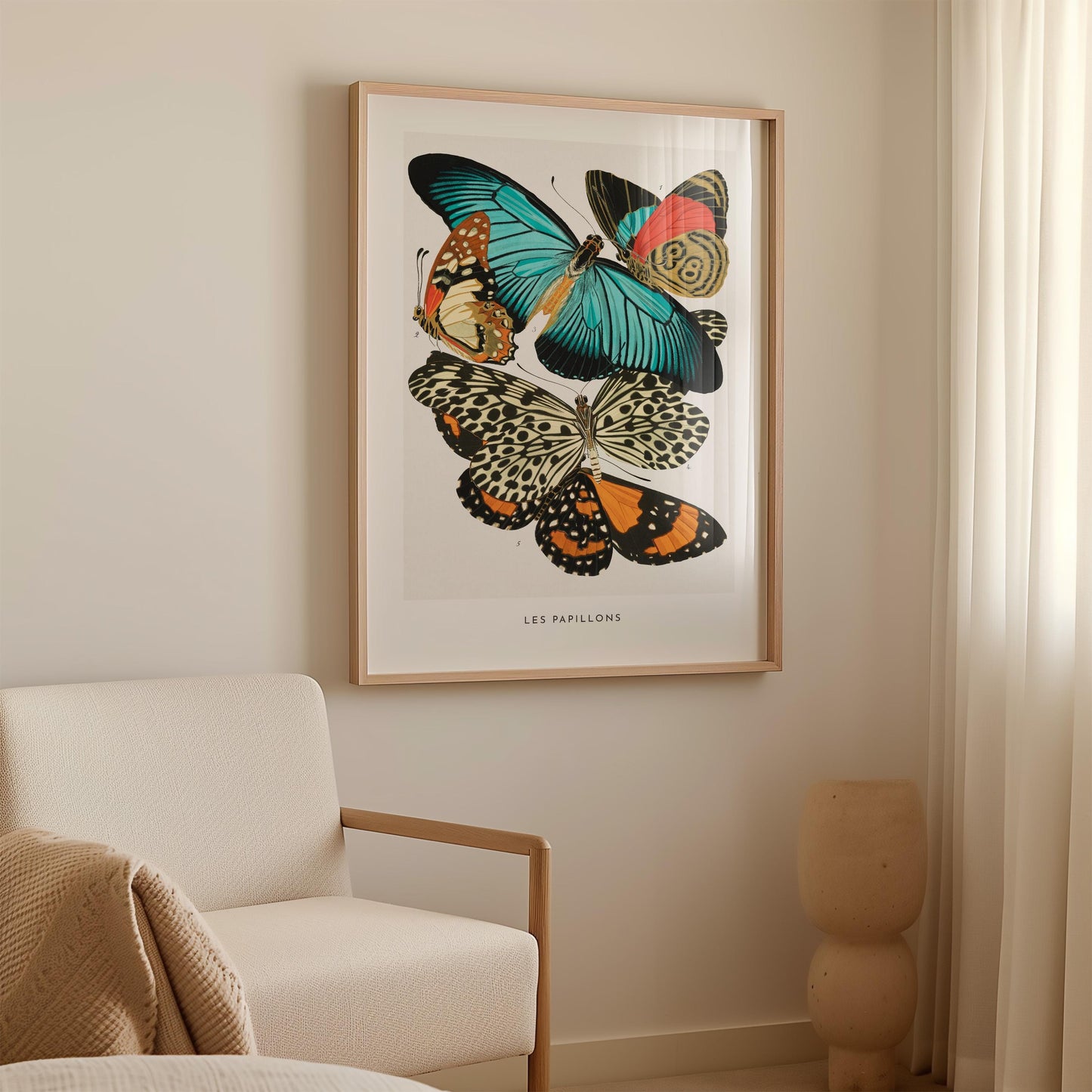 E.A. Séguy - Papillons Pl.11 Butterflies Print