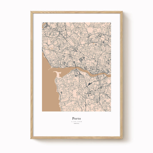 Porto City Map Print