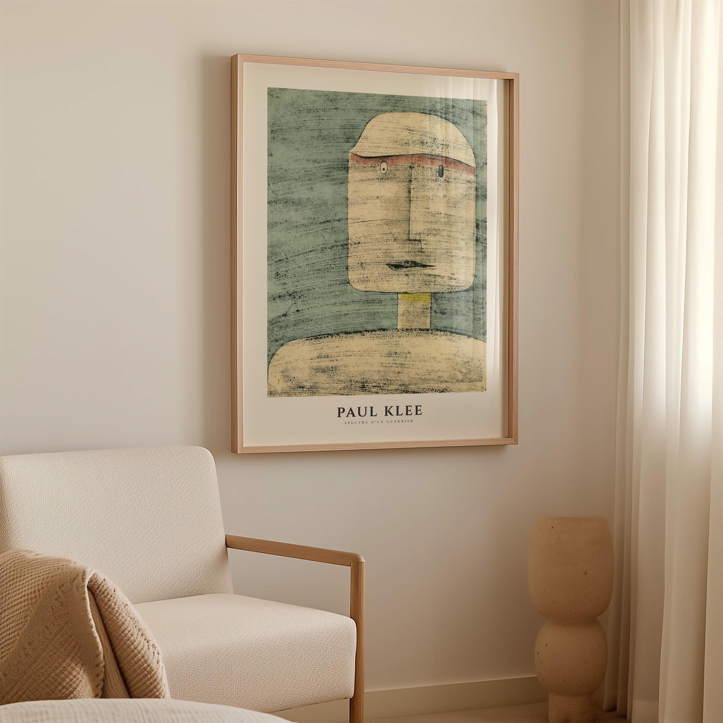 Paul Klee - Spectre d'un Guerrier Print