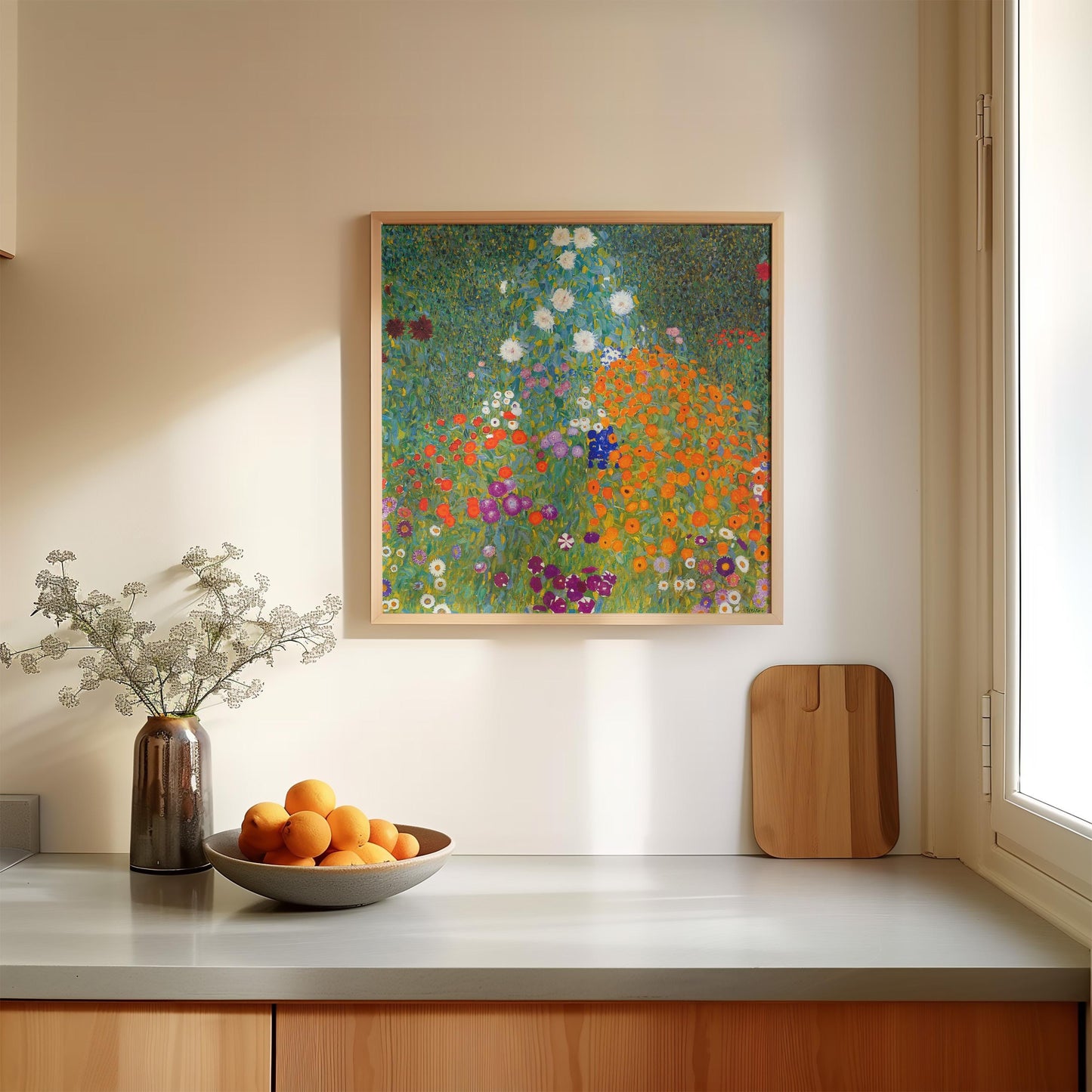 Gustav Klimt - Cottage Garden Print