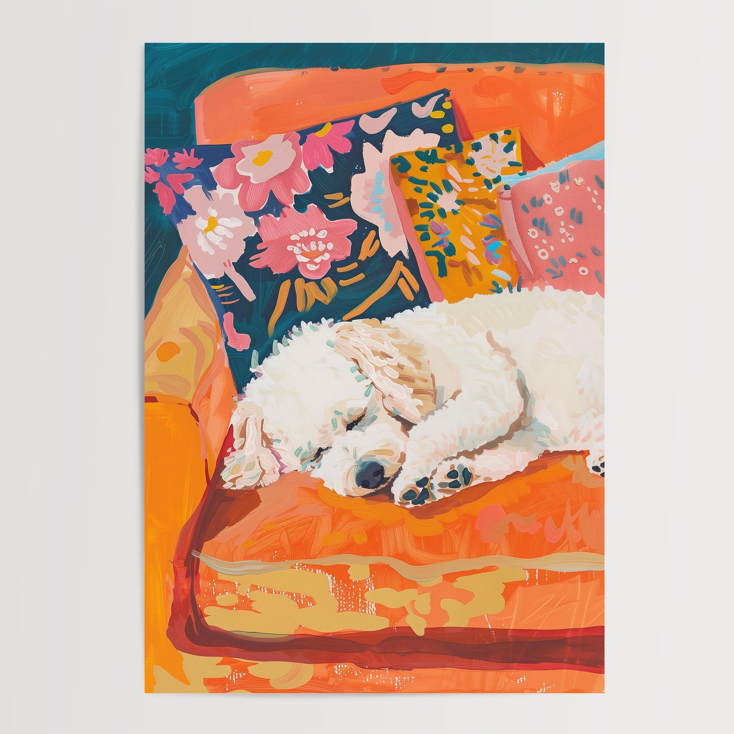 Poodle Art Print