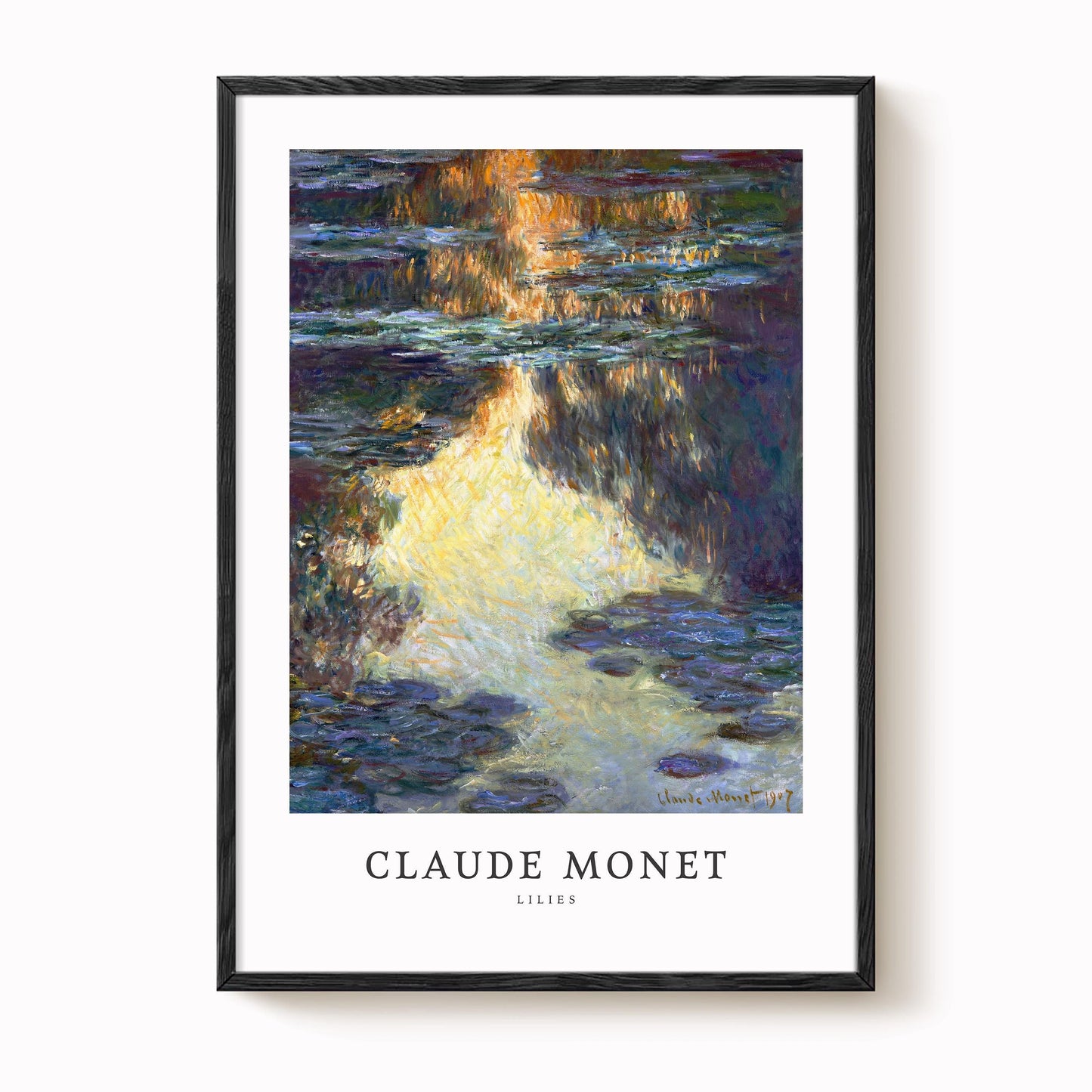 Monet - Water Lilies Print