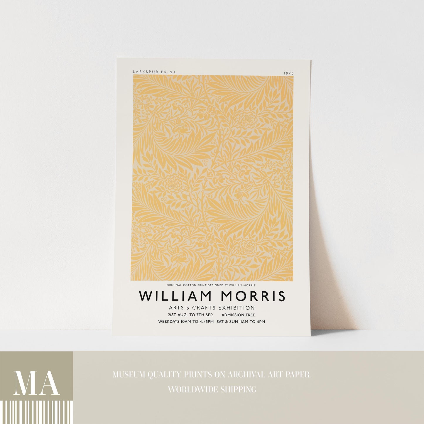 William Morris - Larkspur Print