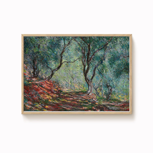 Monet - Olive Trees Print