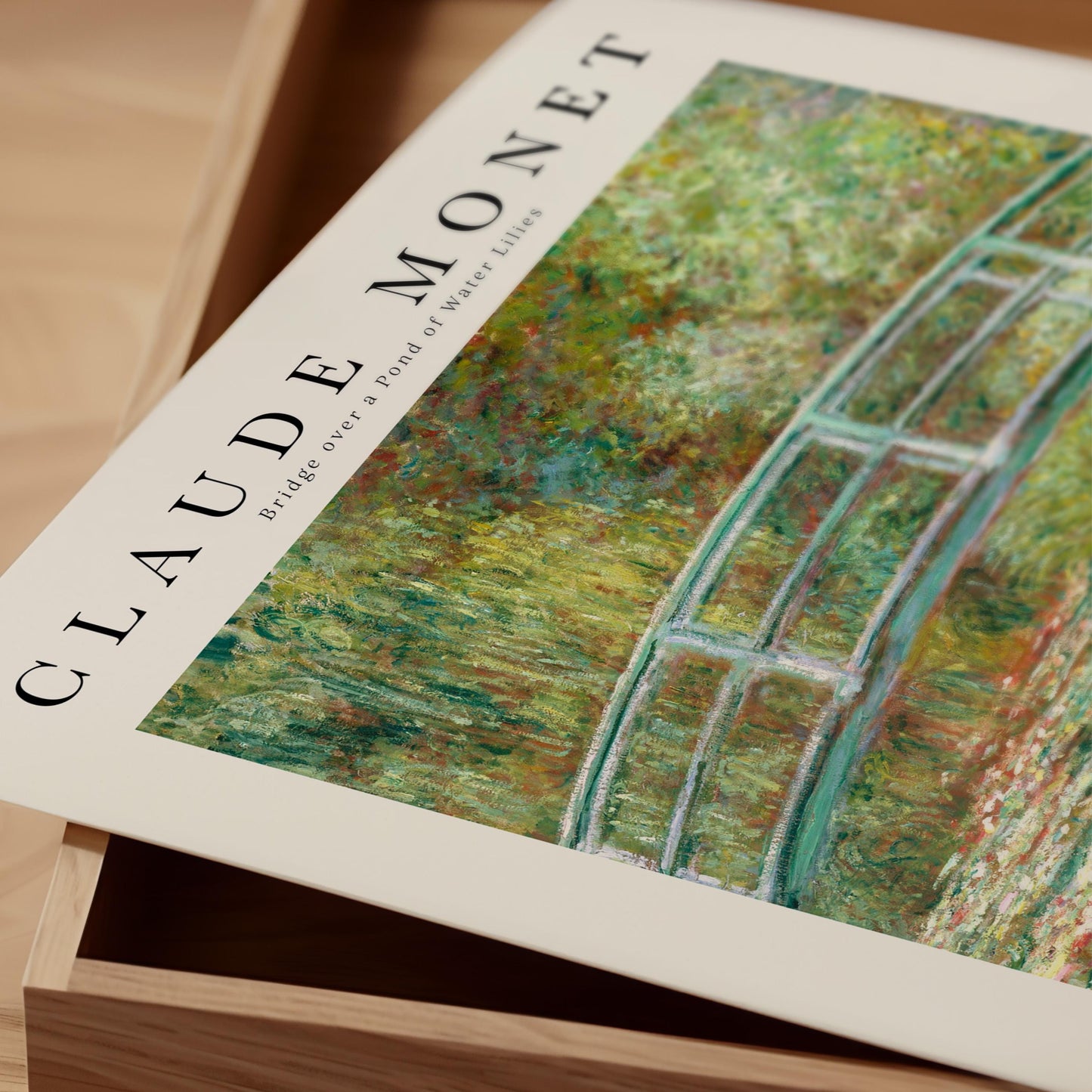 Monet - Bridge over a Pond of Water Lilies Print