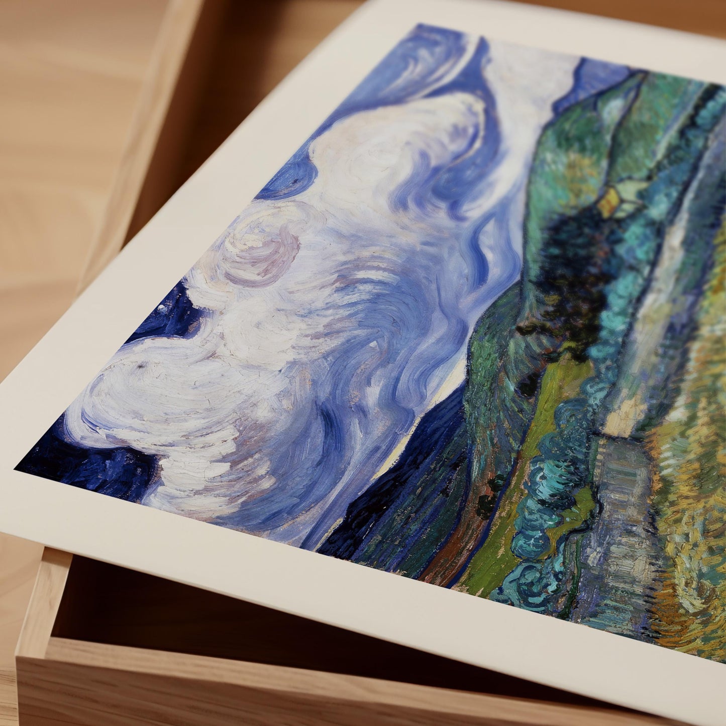 Van Gogh - Landscape from Saint-Rémy Print