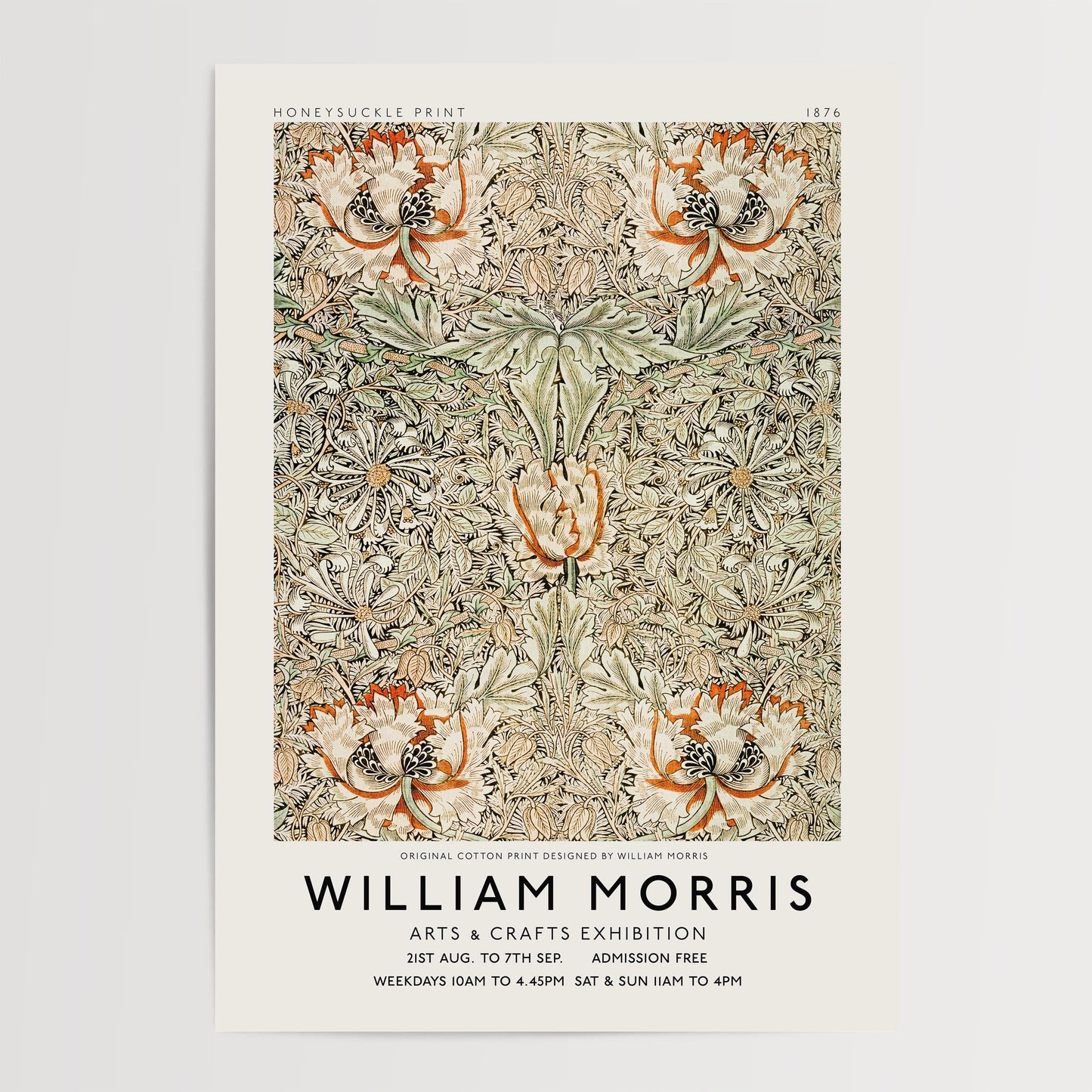 William Morris - Honeysuckle Print