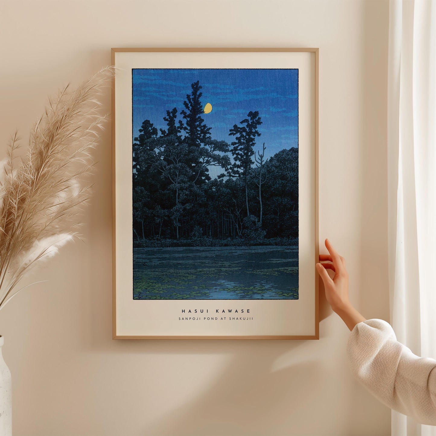 Hasui Kawase - Sanpoji Pond at Shakujii Print