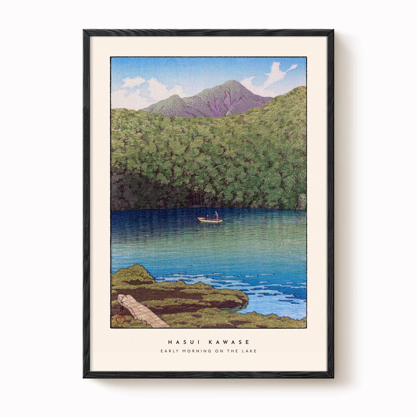 Hasui Kawase - Early Morning  On The Lake Print