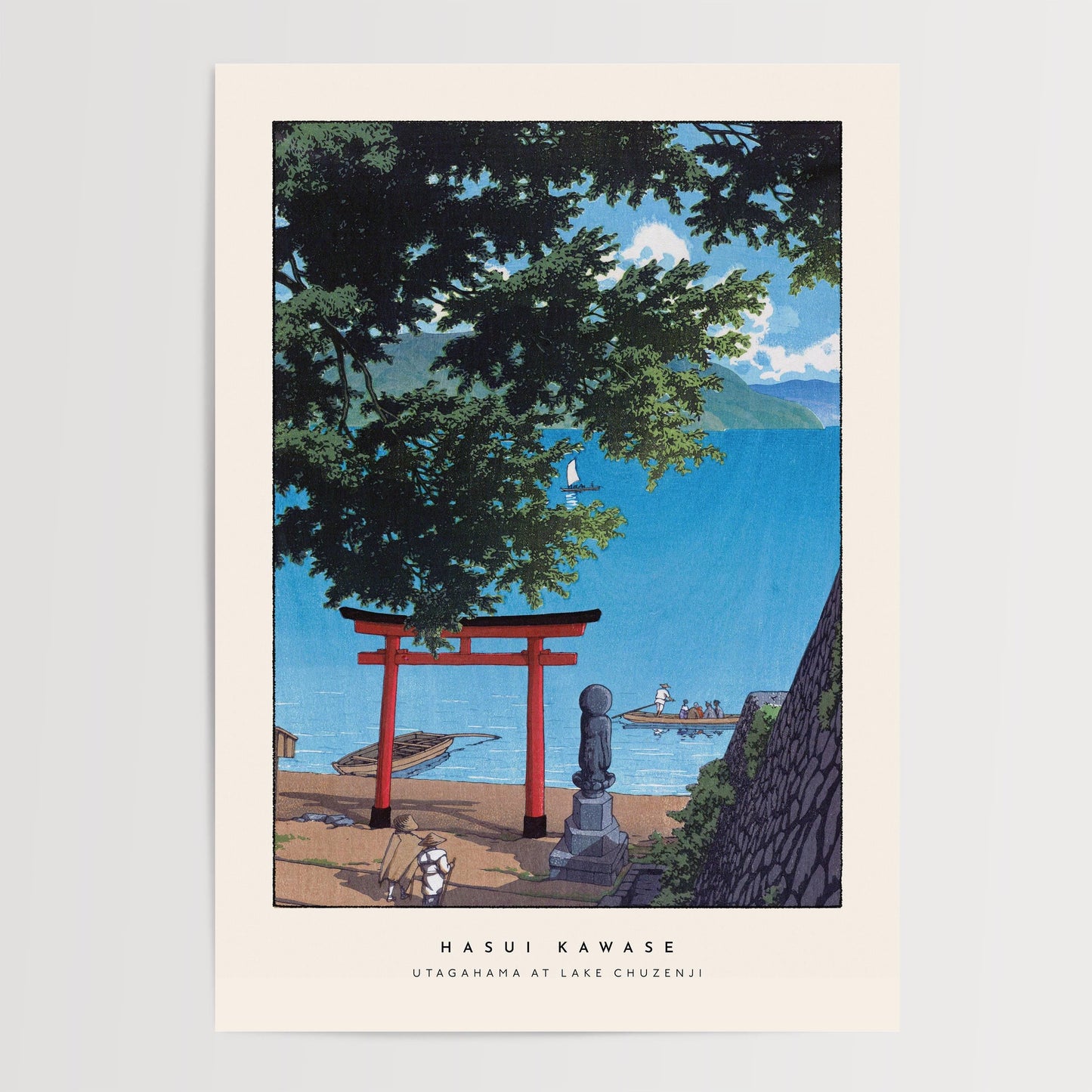 Hasui Kawase - Utagahama At Lake Chuzenji Print