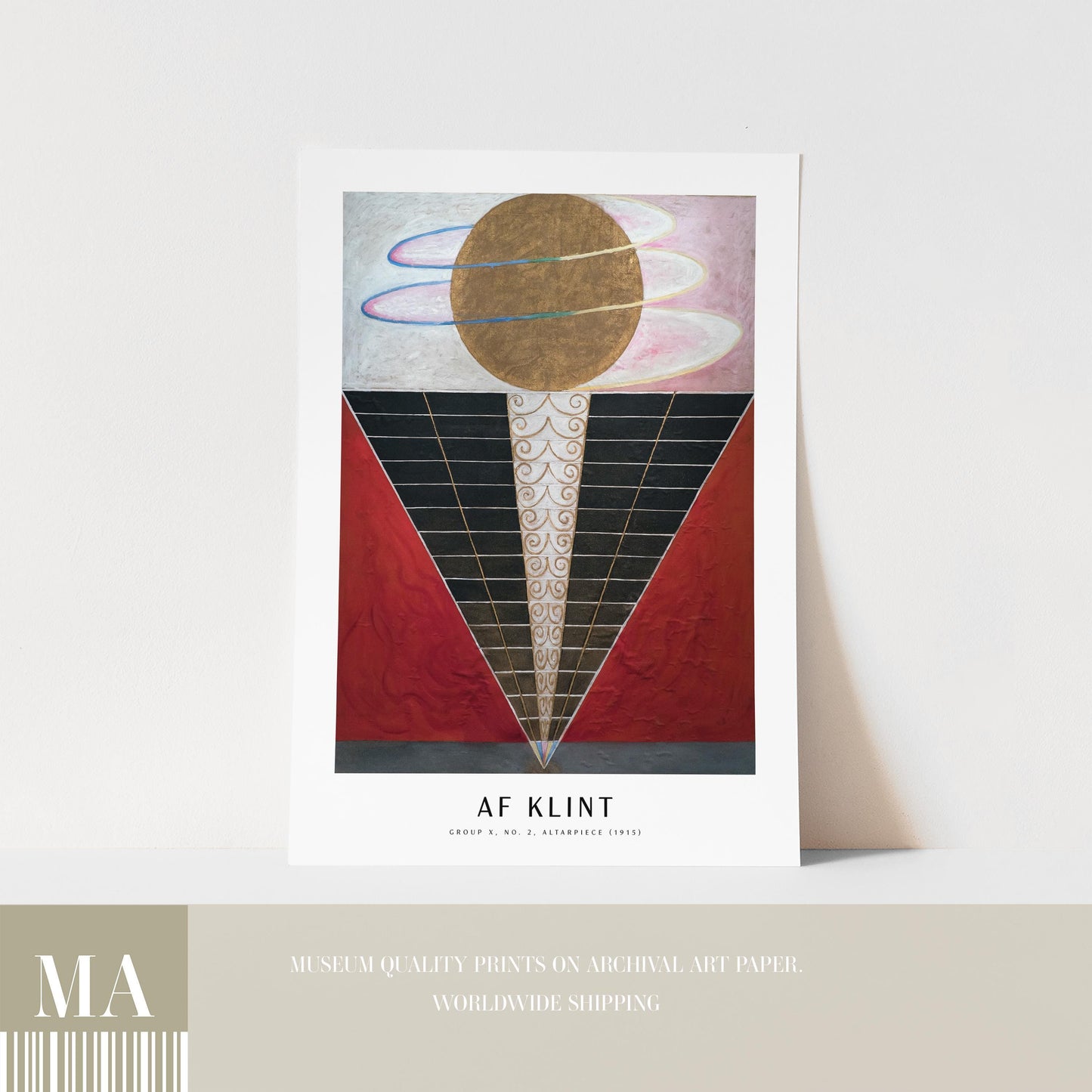 Hilma af Klint - Group X, No. 2, Altarpiece Print
