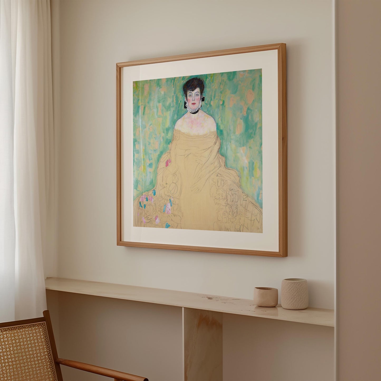 Gustav Klimt - Amalie Zuckerkandl Art Print