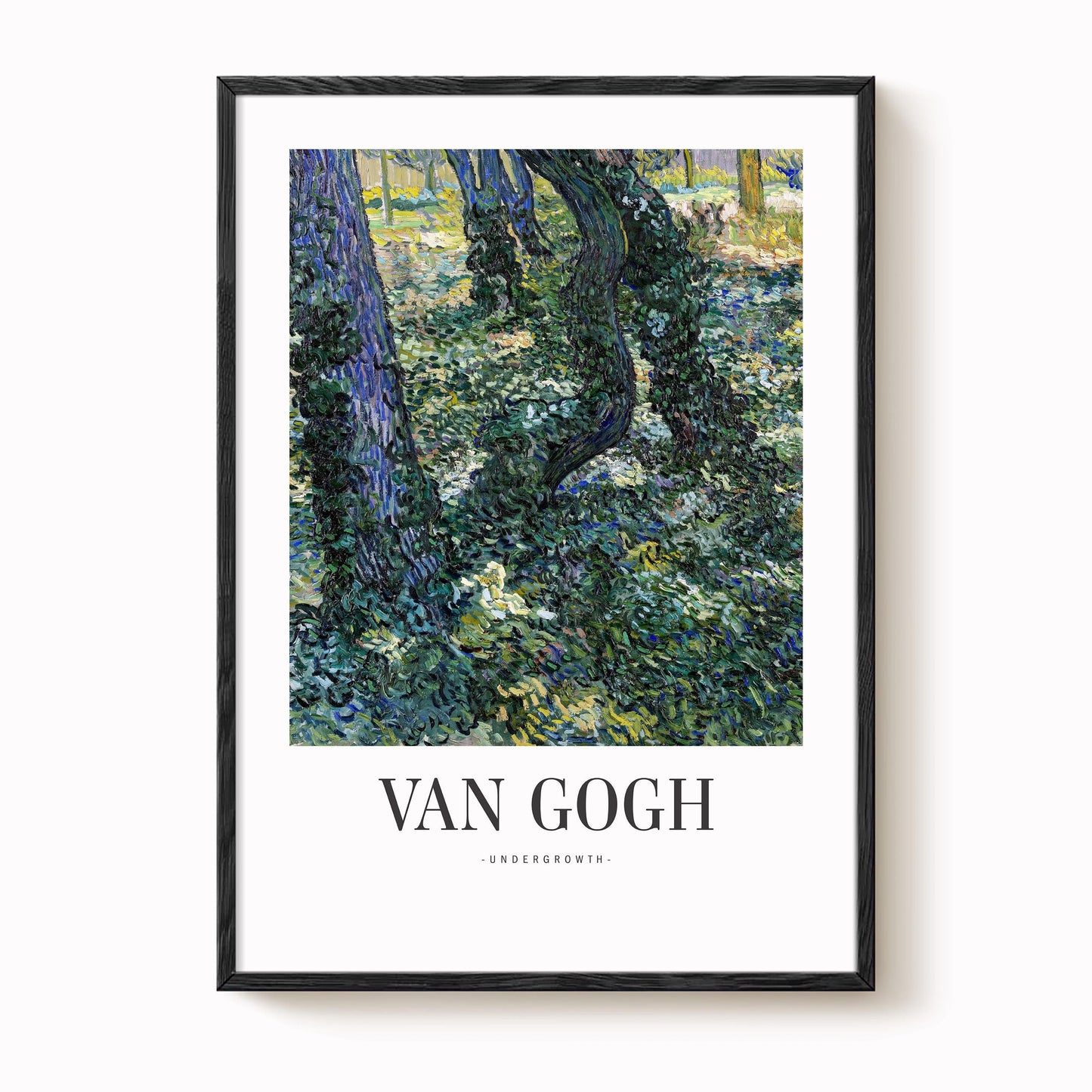 Van Gogh - Undergrowth Print