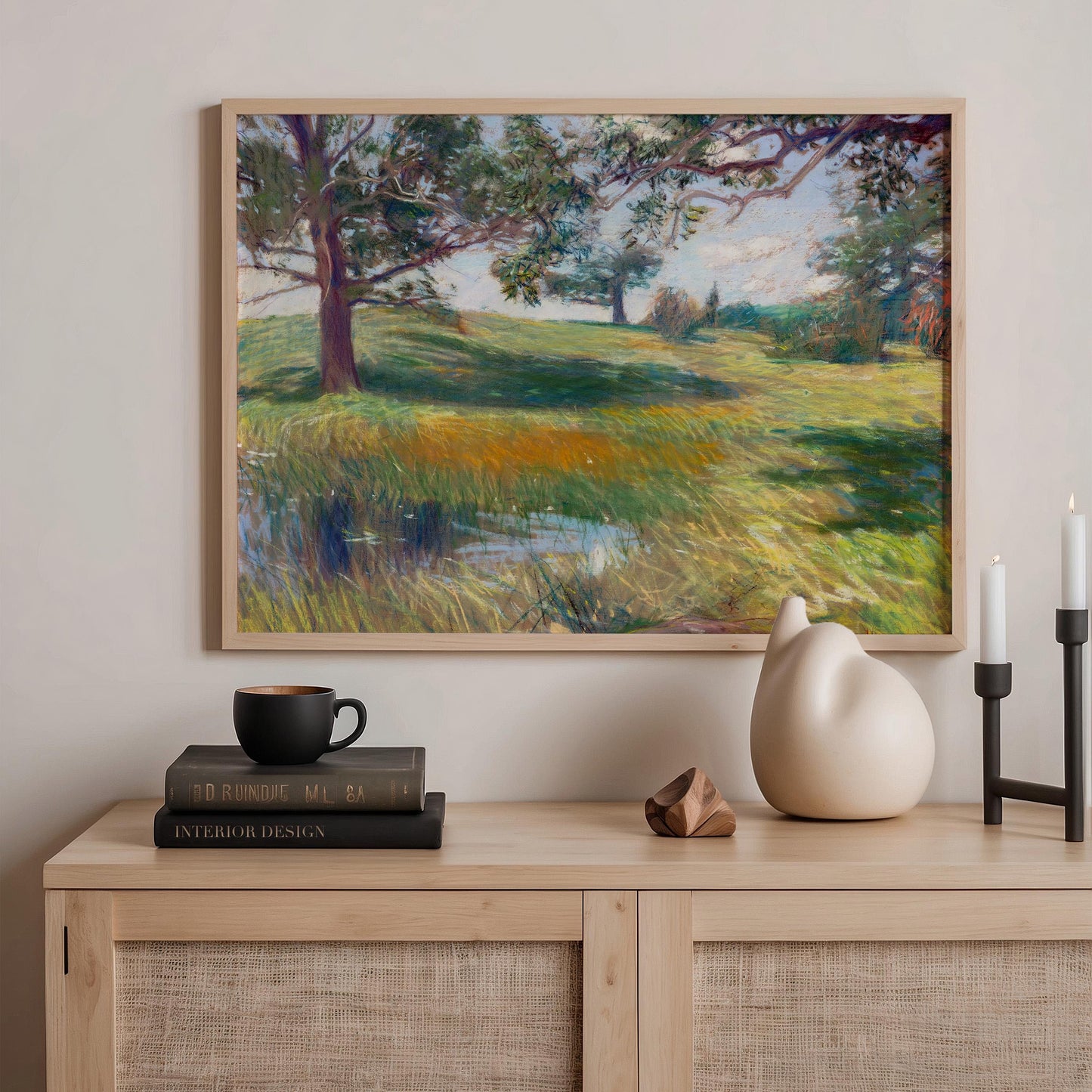 Childe Hassam - Meadows Art Print