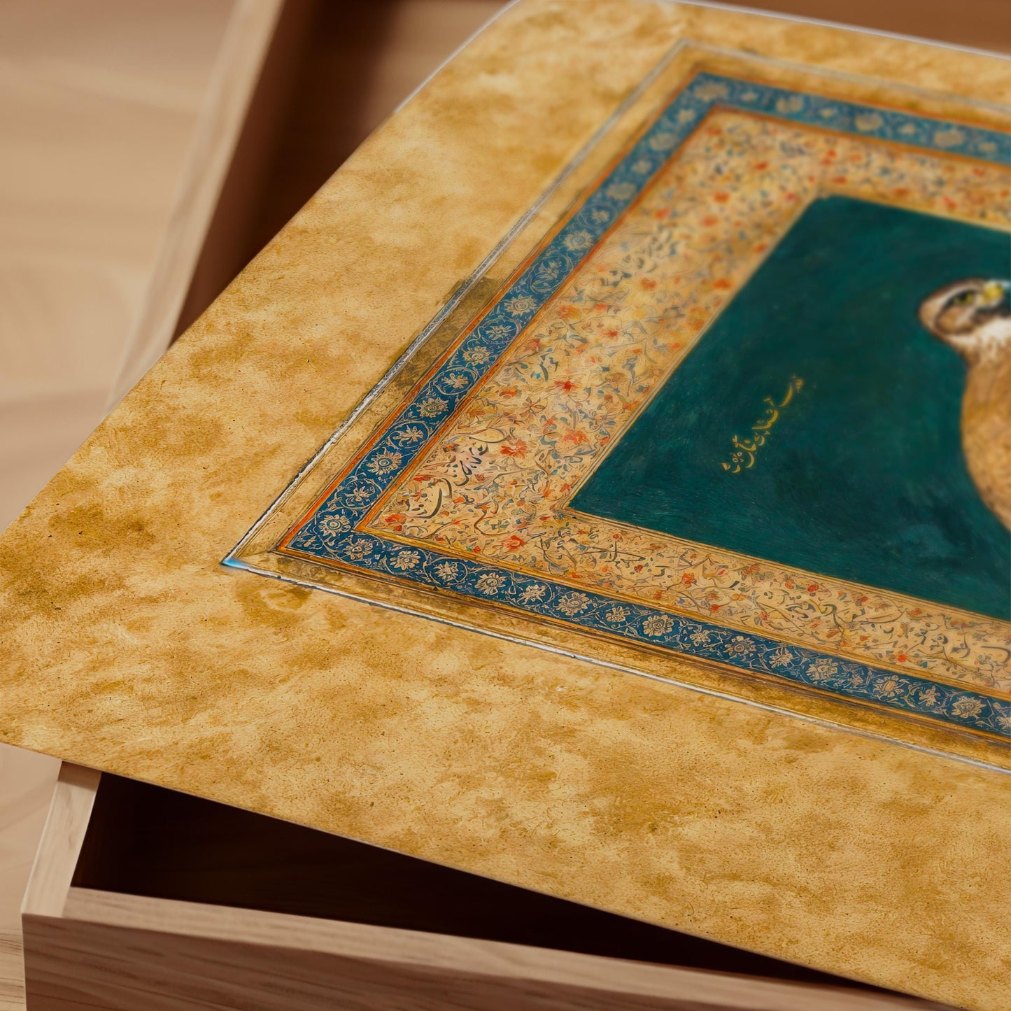 Mughal Golden Vulture Print