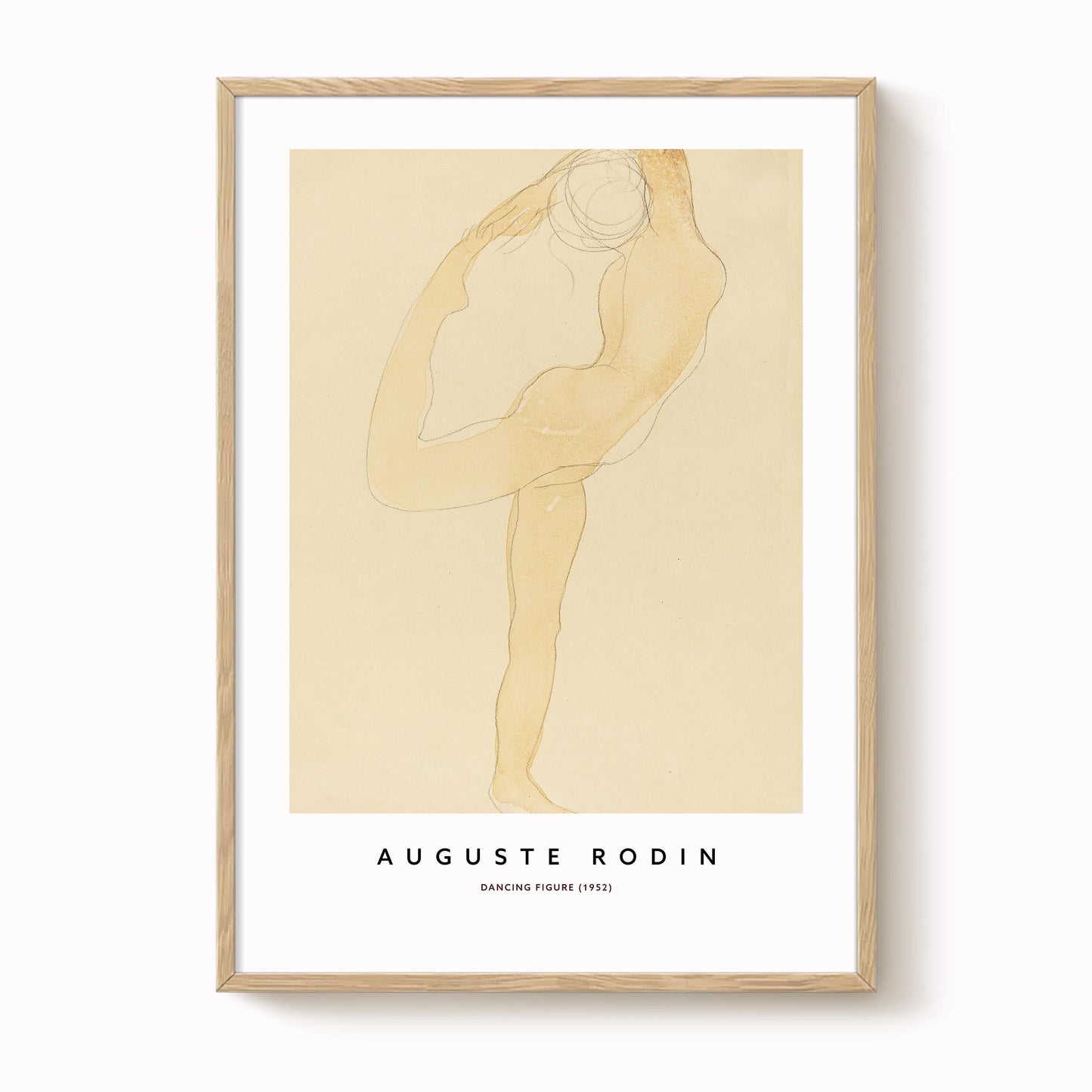 Auguste Rodin - Dancing Figure Print