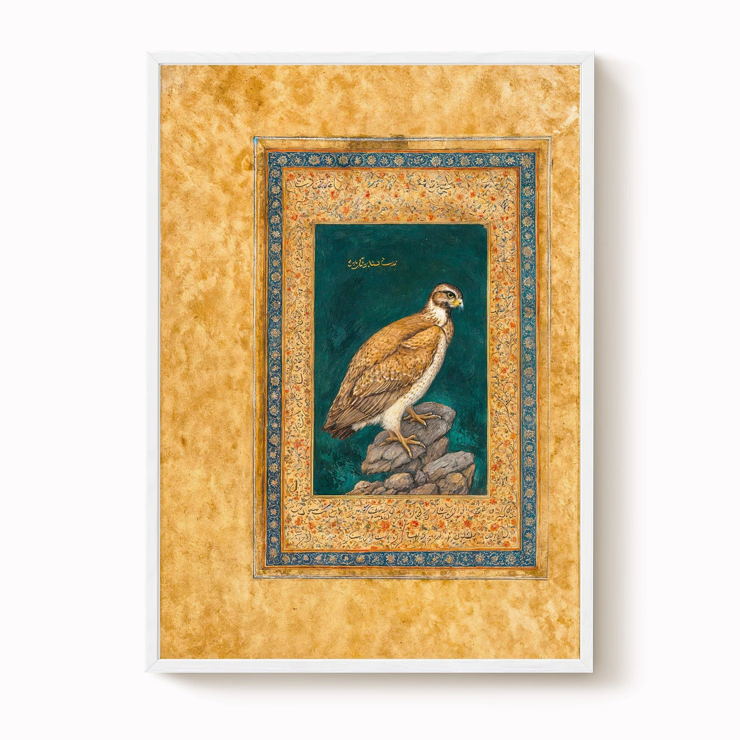 Mughal Golden Vulture Print