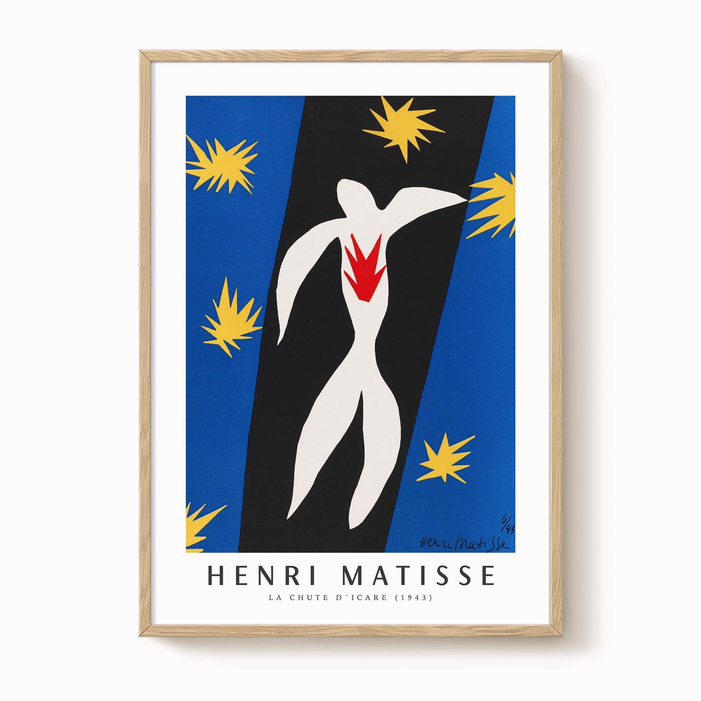 Henri Matisse - La Chute d'Icare (The Fall of Icarus) Art Print