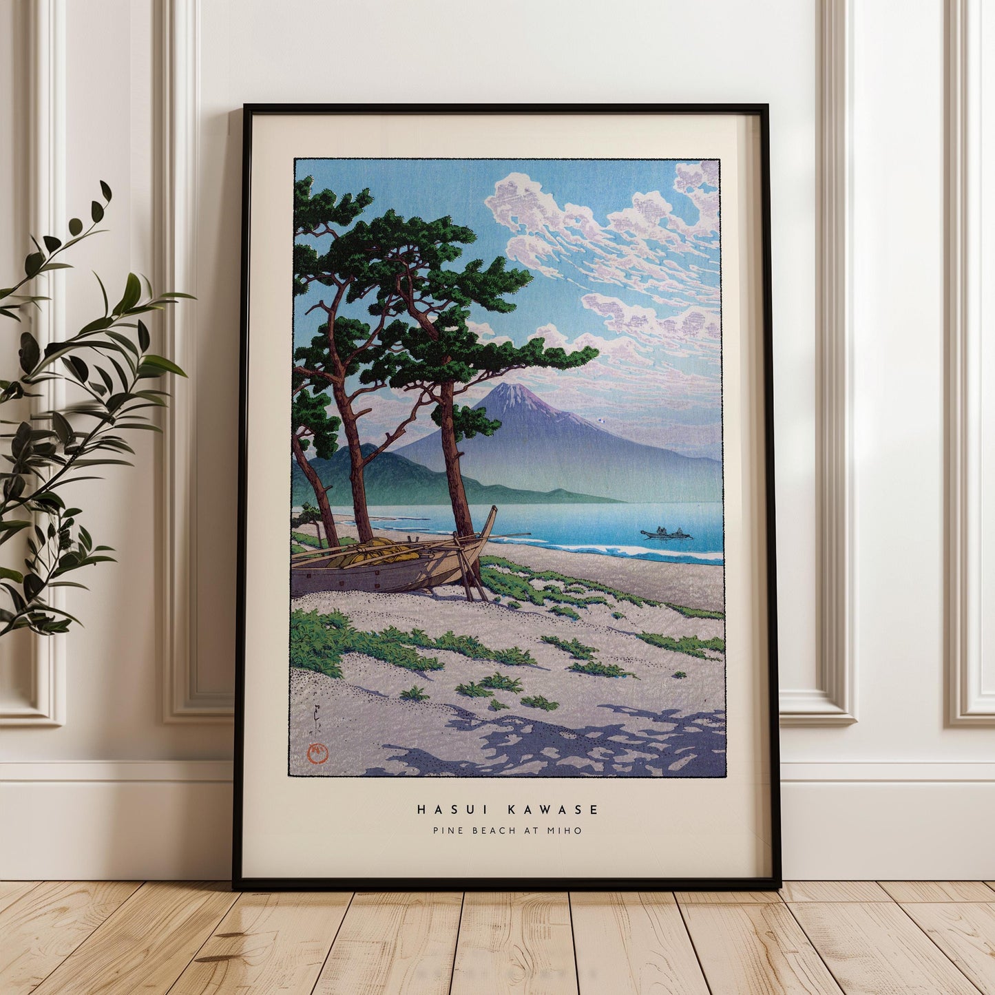 Hasui Kawase - Pine Beach at Miho Print