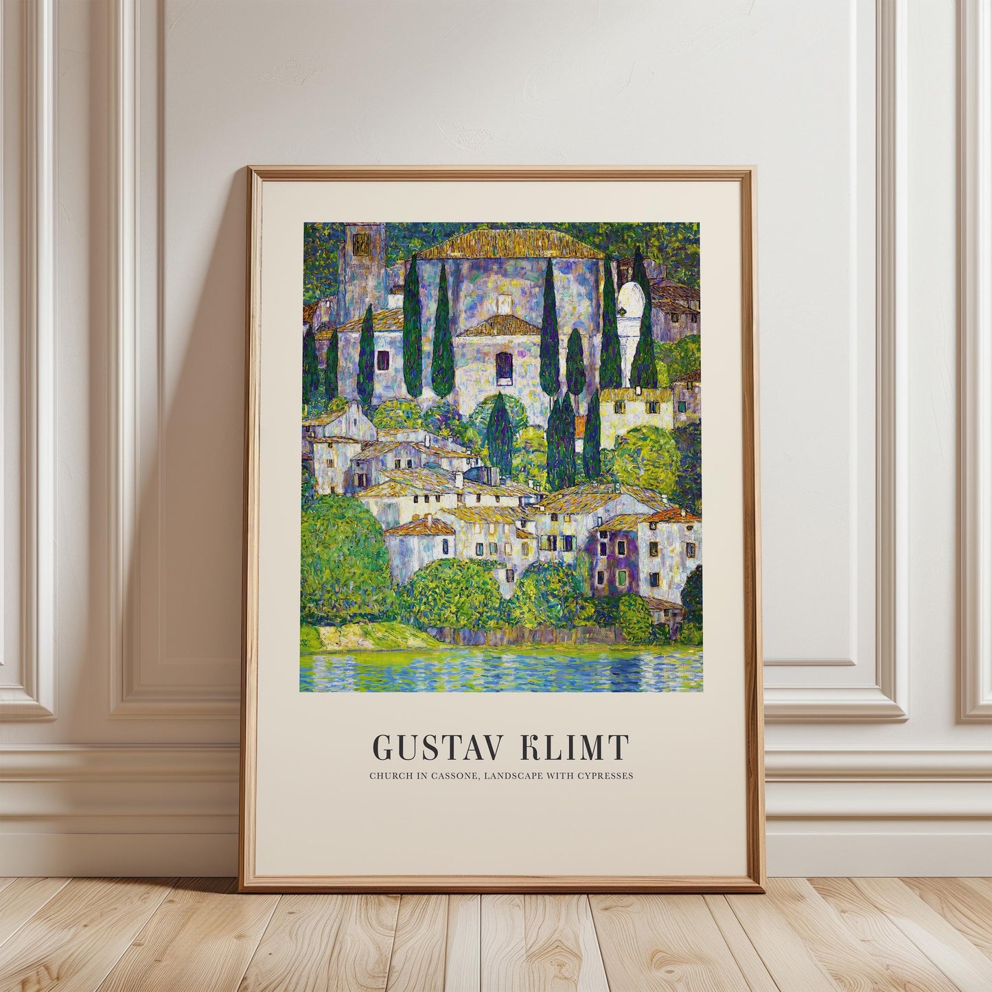Gustav Klimt - Church in Cassone Print