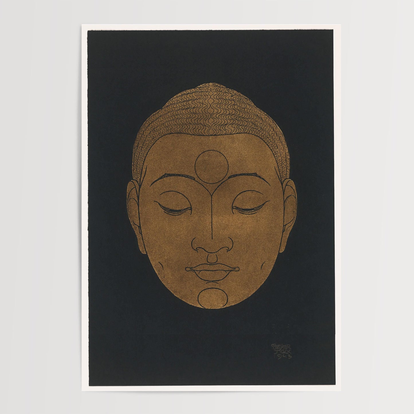 Reijer Stolk - Head of Buddha Print