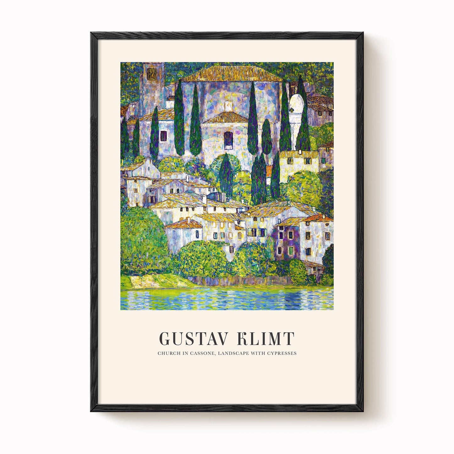 Gustav Klimt - Church in Cassone Print