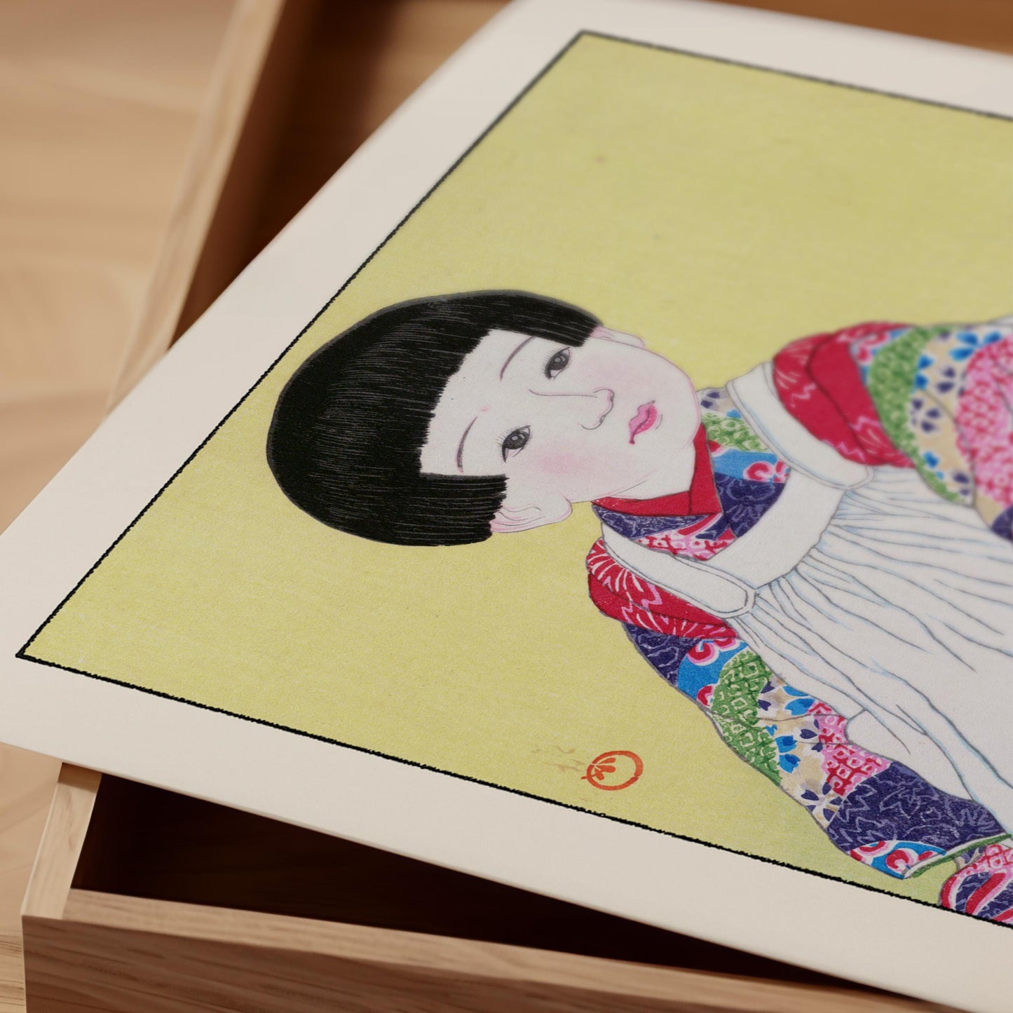 Hasui Kawase - Child With Ball Print