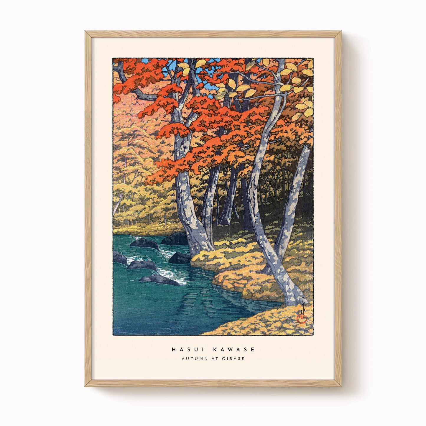 Hasui Kawase - Autumn At Oirase Print