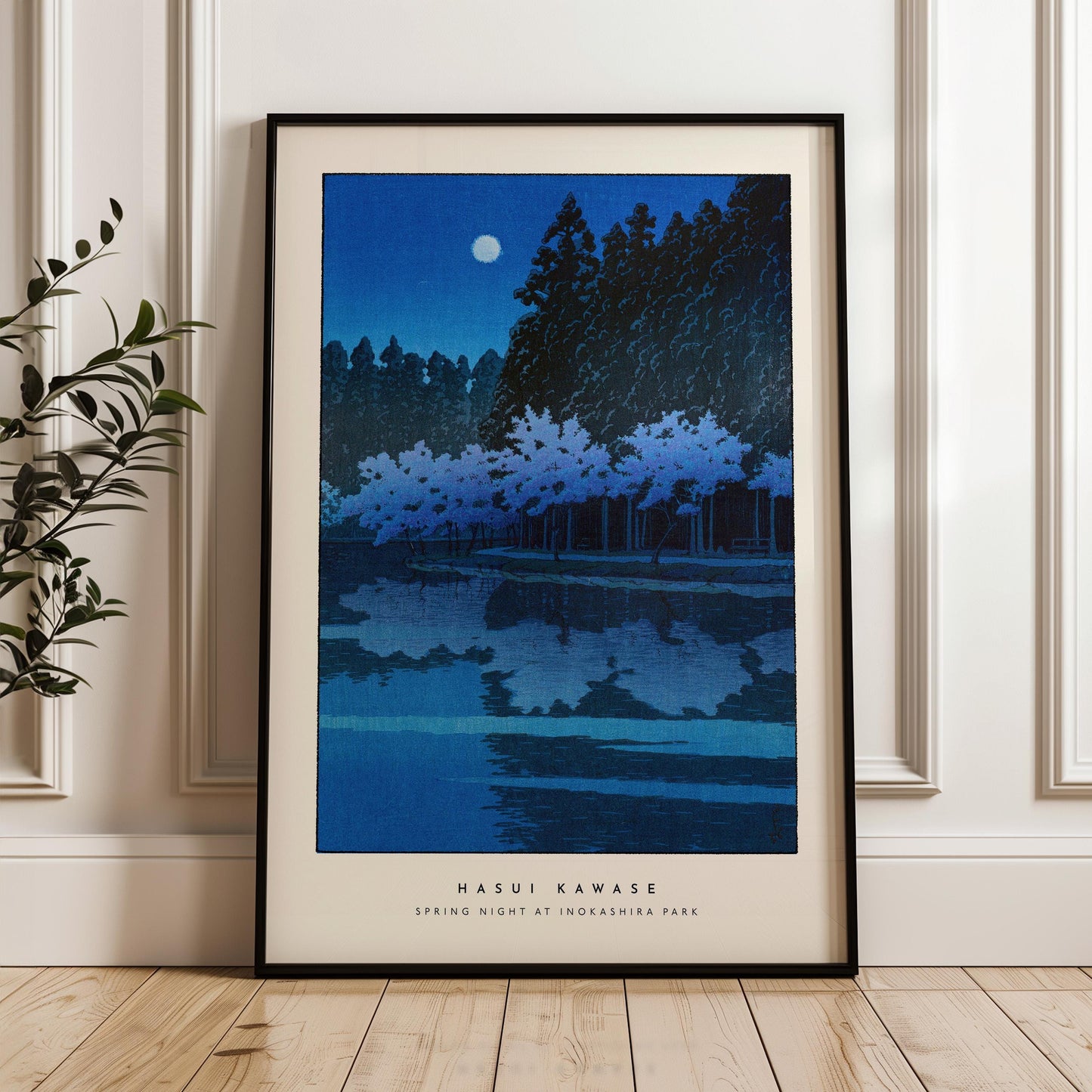 Hasui Kawase - Spring Night Inokashira Park Print