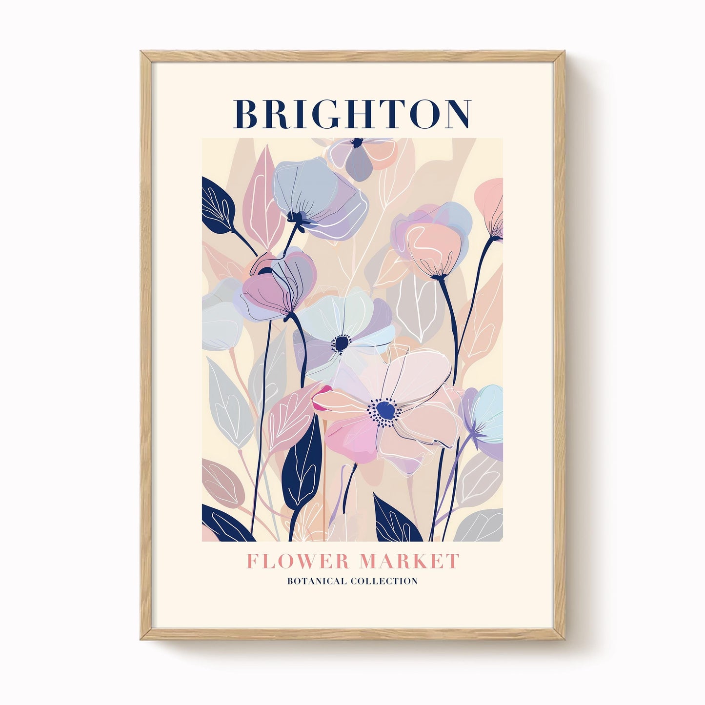 Brighton Flower Market Print