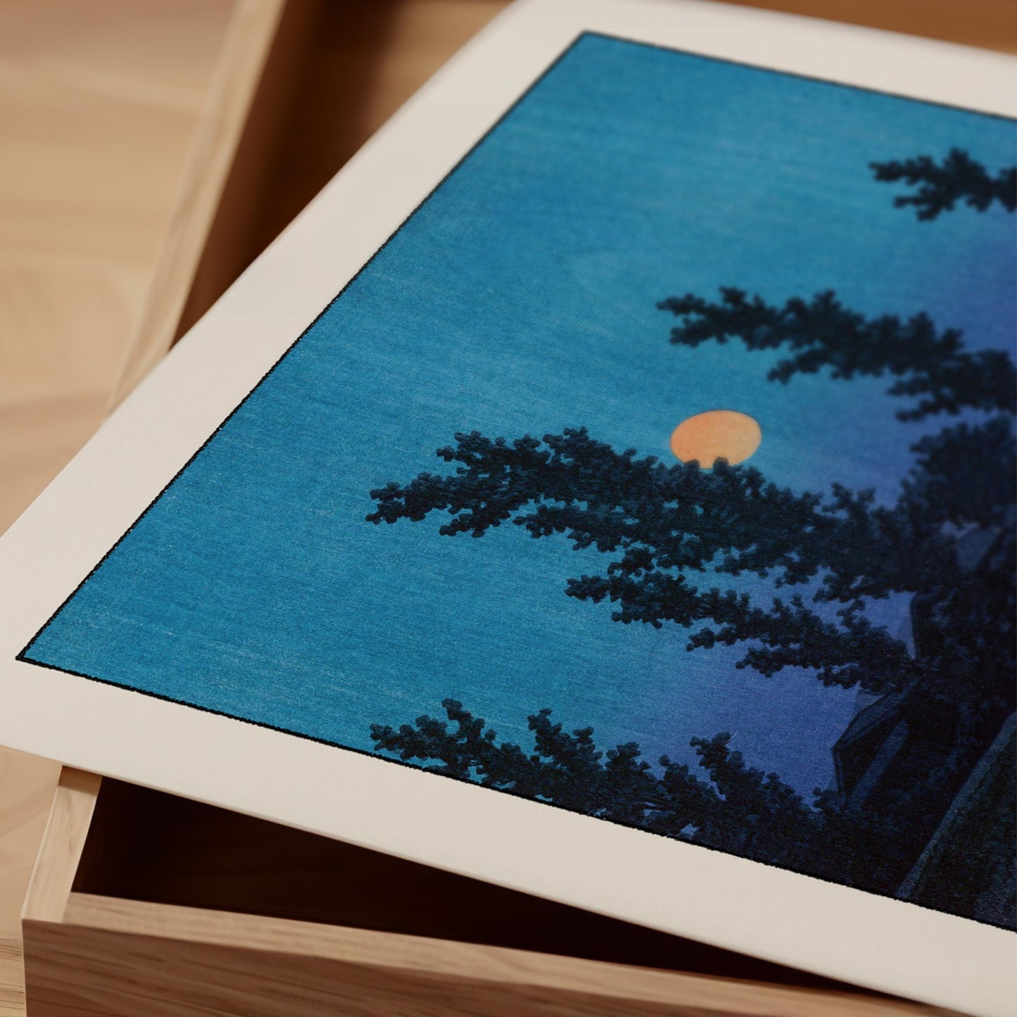 Hasui Kawase - Evening Moon Print