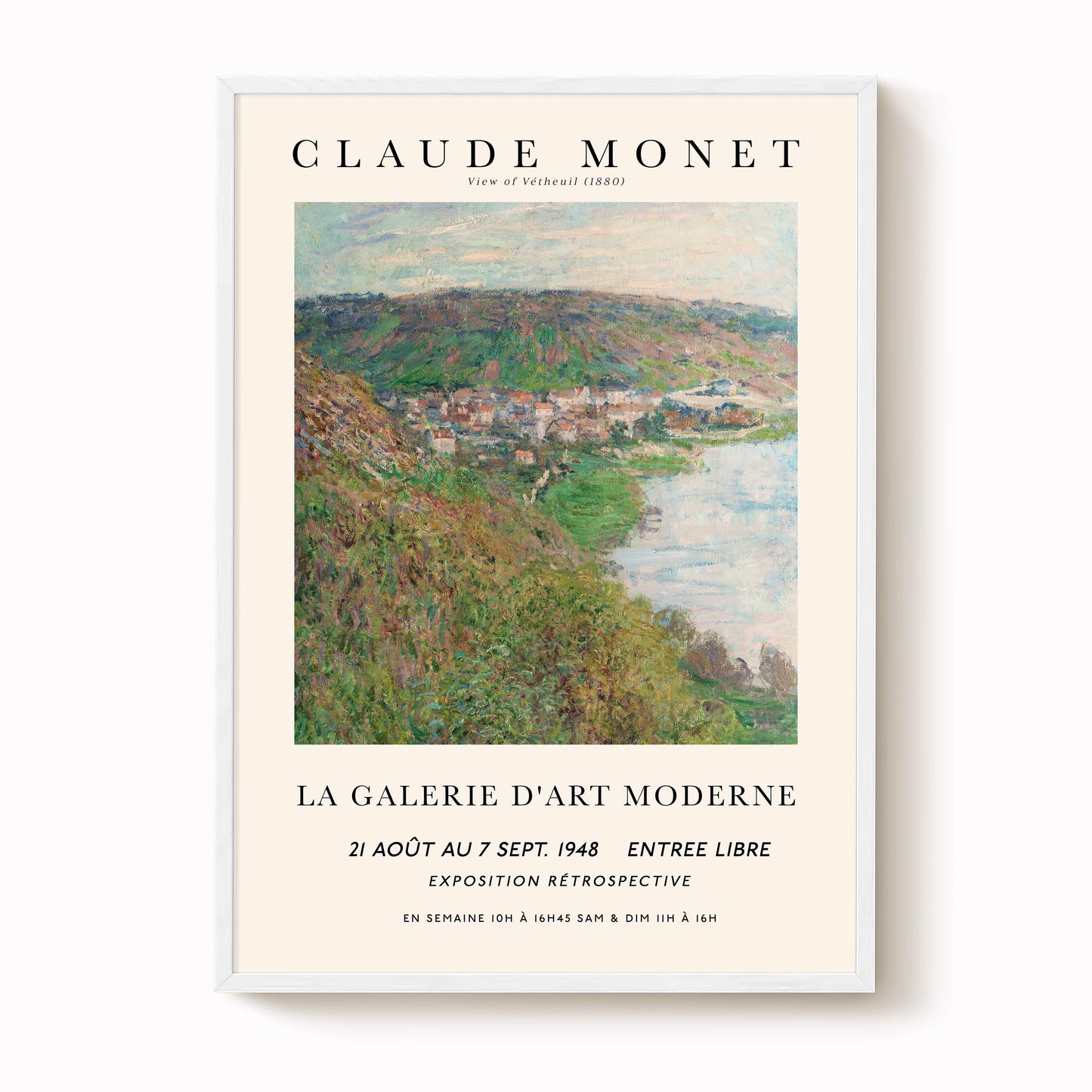 Monet - View of Vétheuil Print