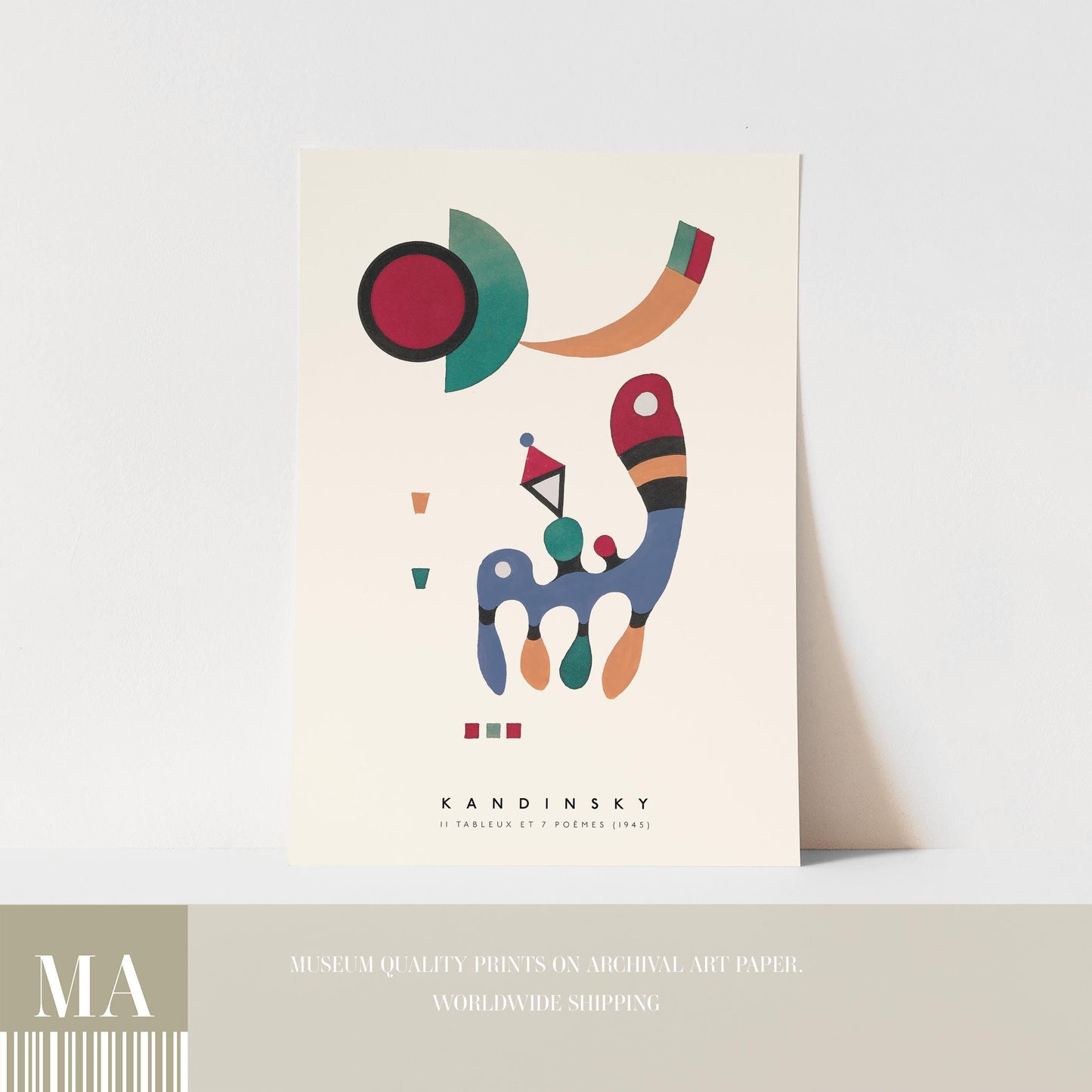 Kandinsky - 11 tableux et 7 Poèmes Print