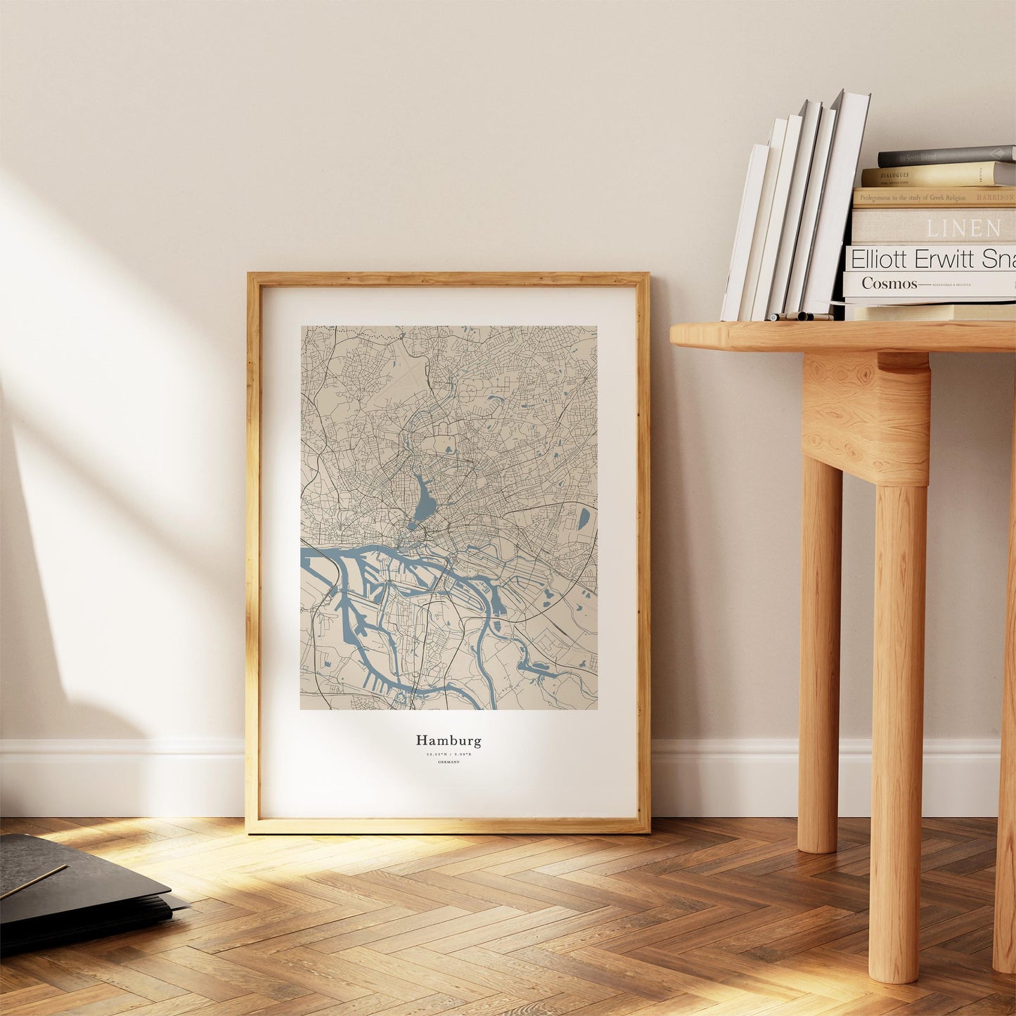 Hamburg City Map Print