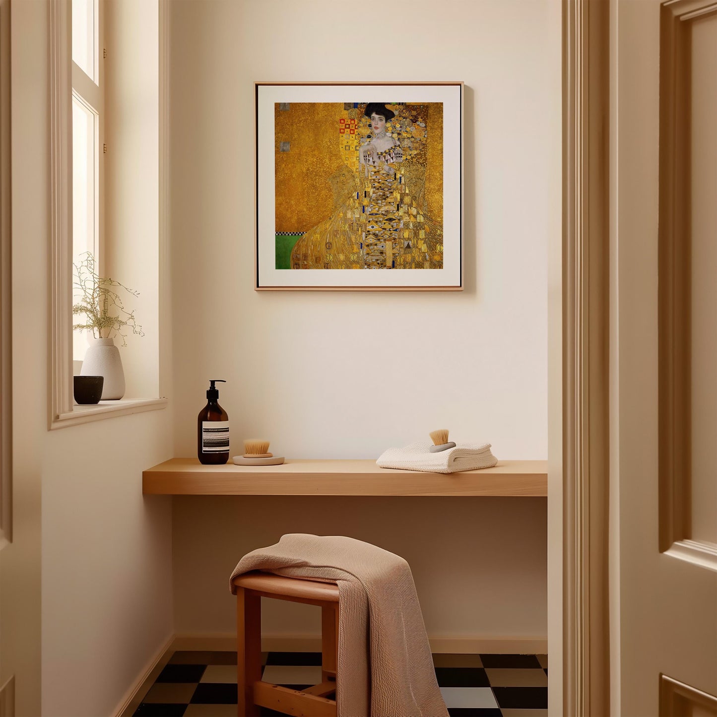 Gustav Klimt - Portrait of Adele Bloch-Bauer I Print