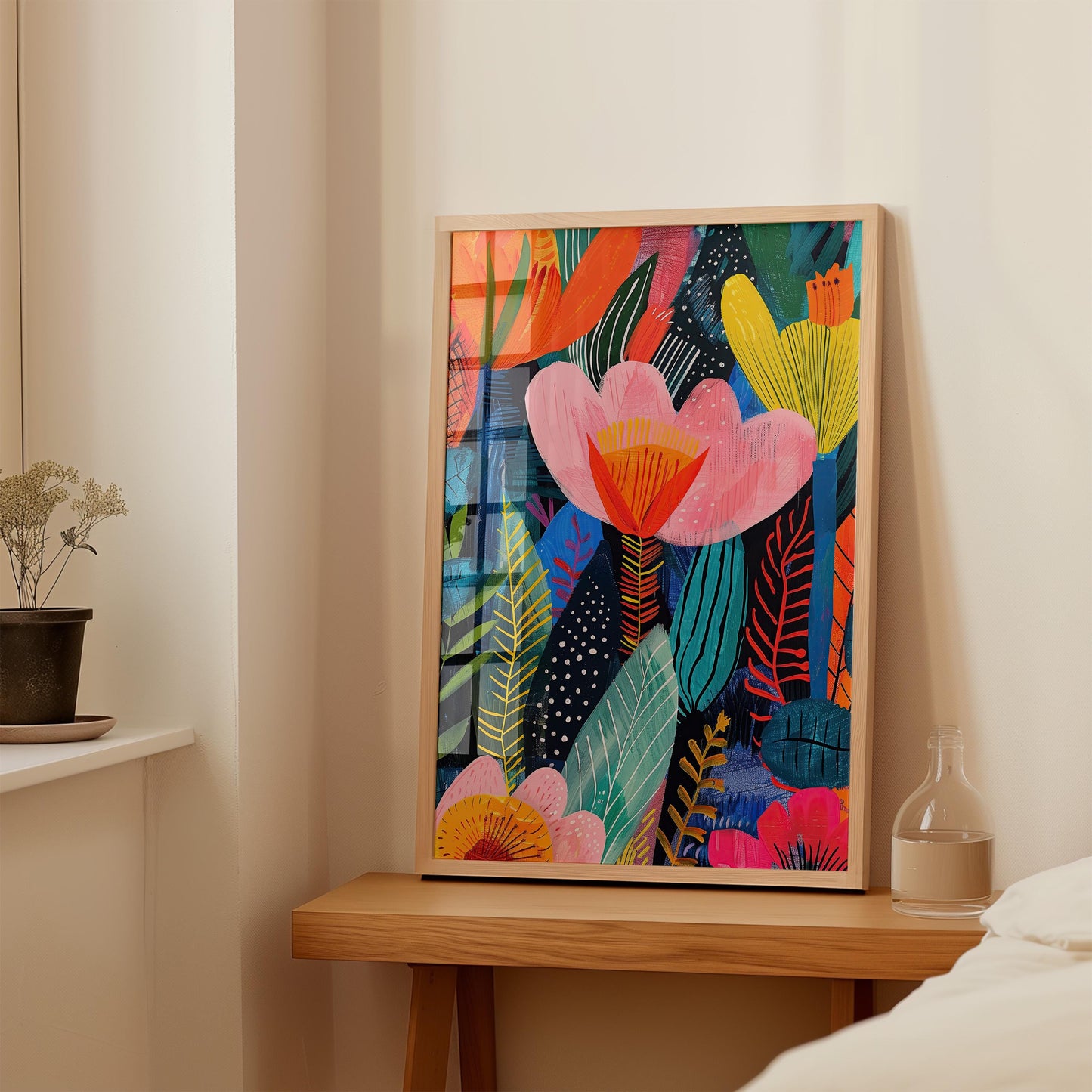 Abstract Lilies No. 4 Floral Print
