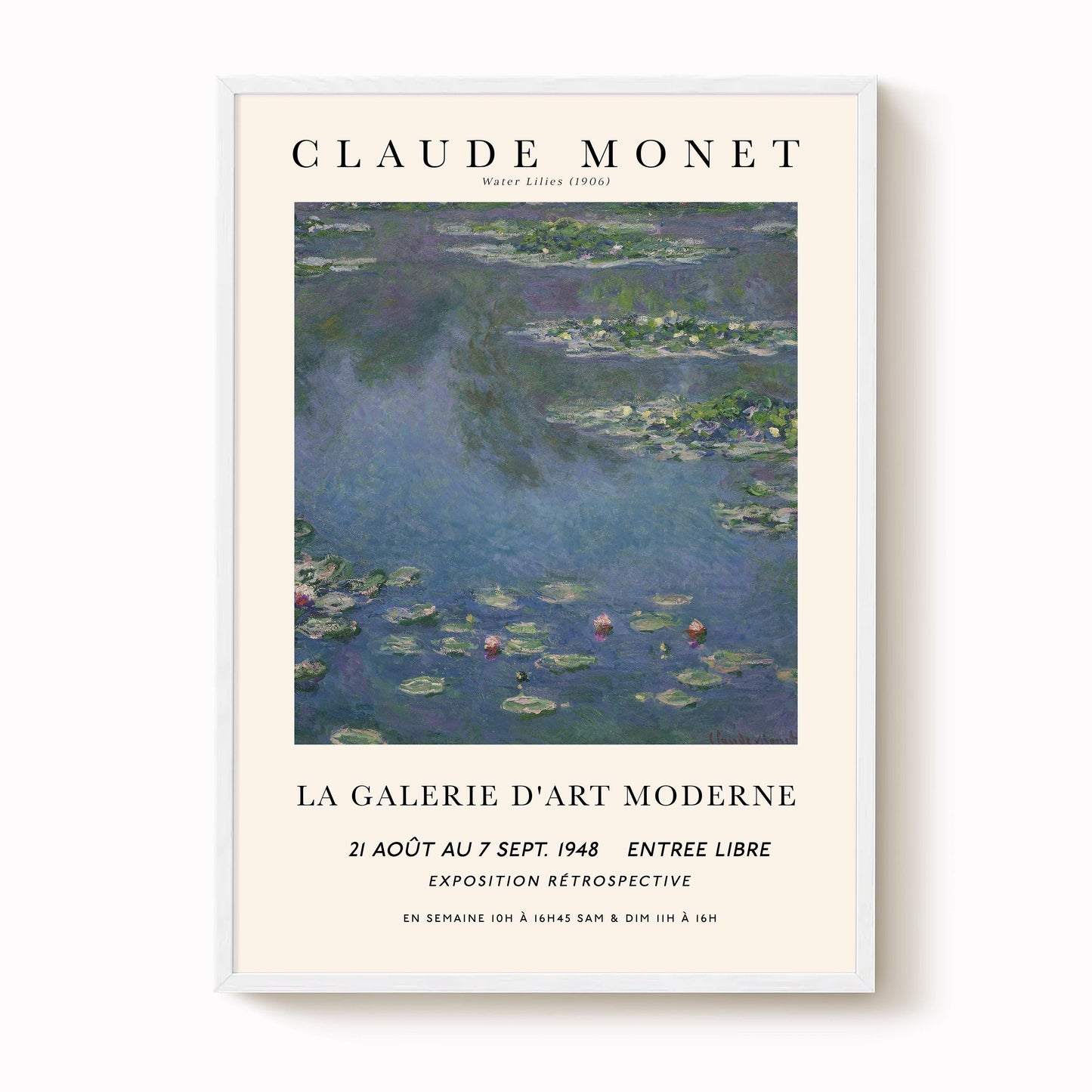 Monet - Water Lilies Print