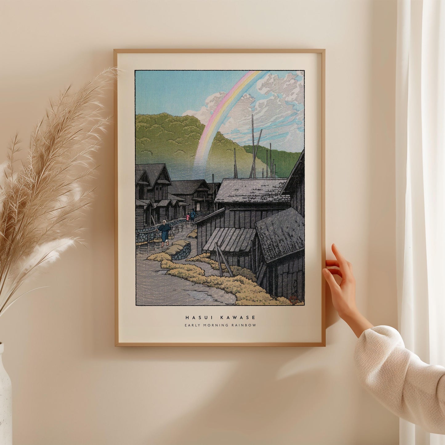 Hasui Kawase - Early Morning Rainbow Print