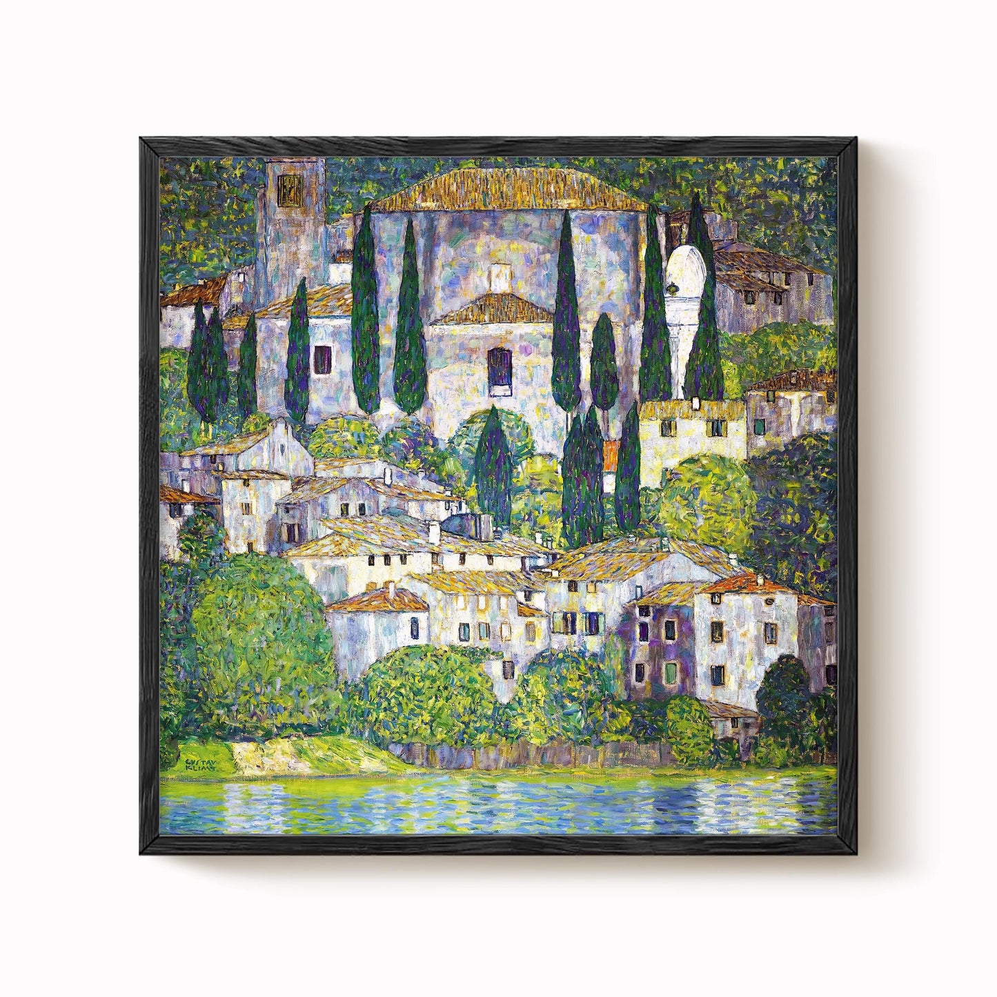 Gustav Klimt - Church in Cassone Print