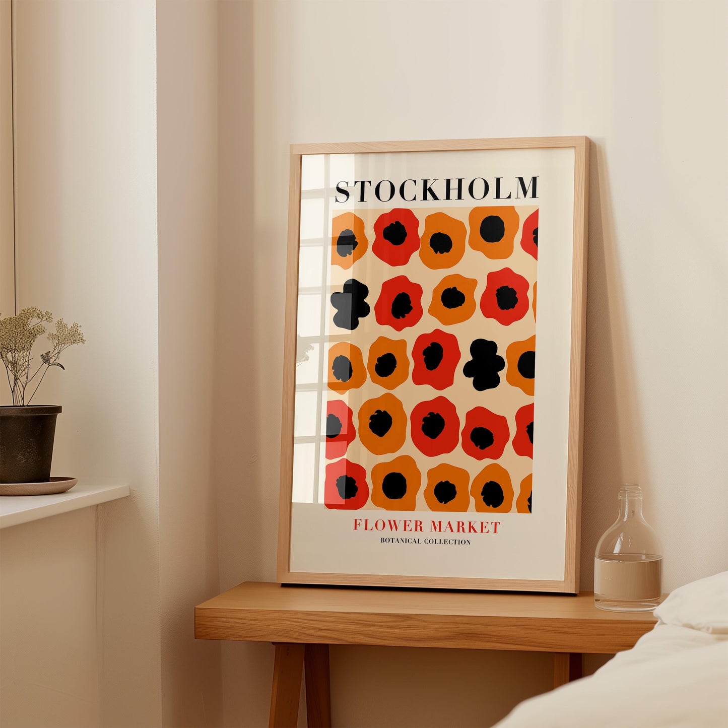 Stockholm Flower Market Print