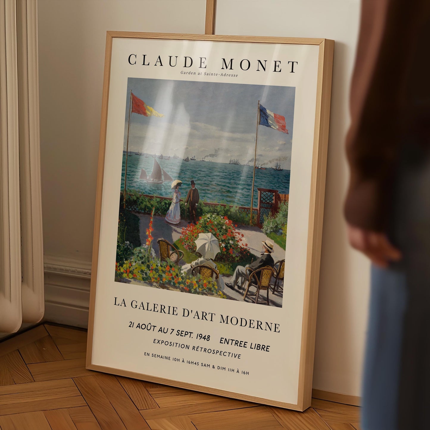 Monet - Garden at Sainte-Adresse Print