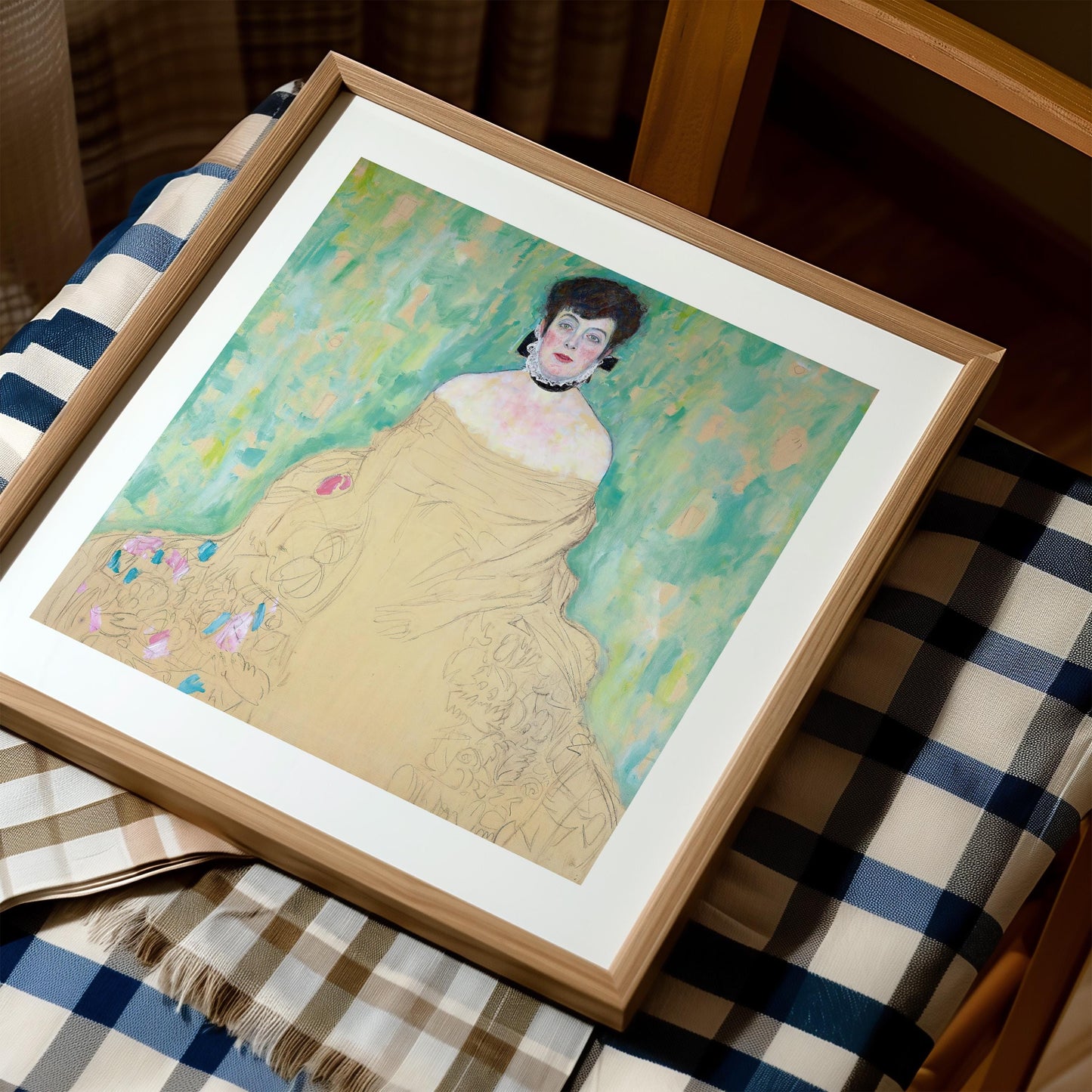 Gustav Klimt - Amalie Zuckerkandl Art Print