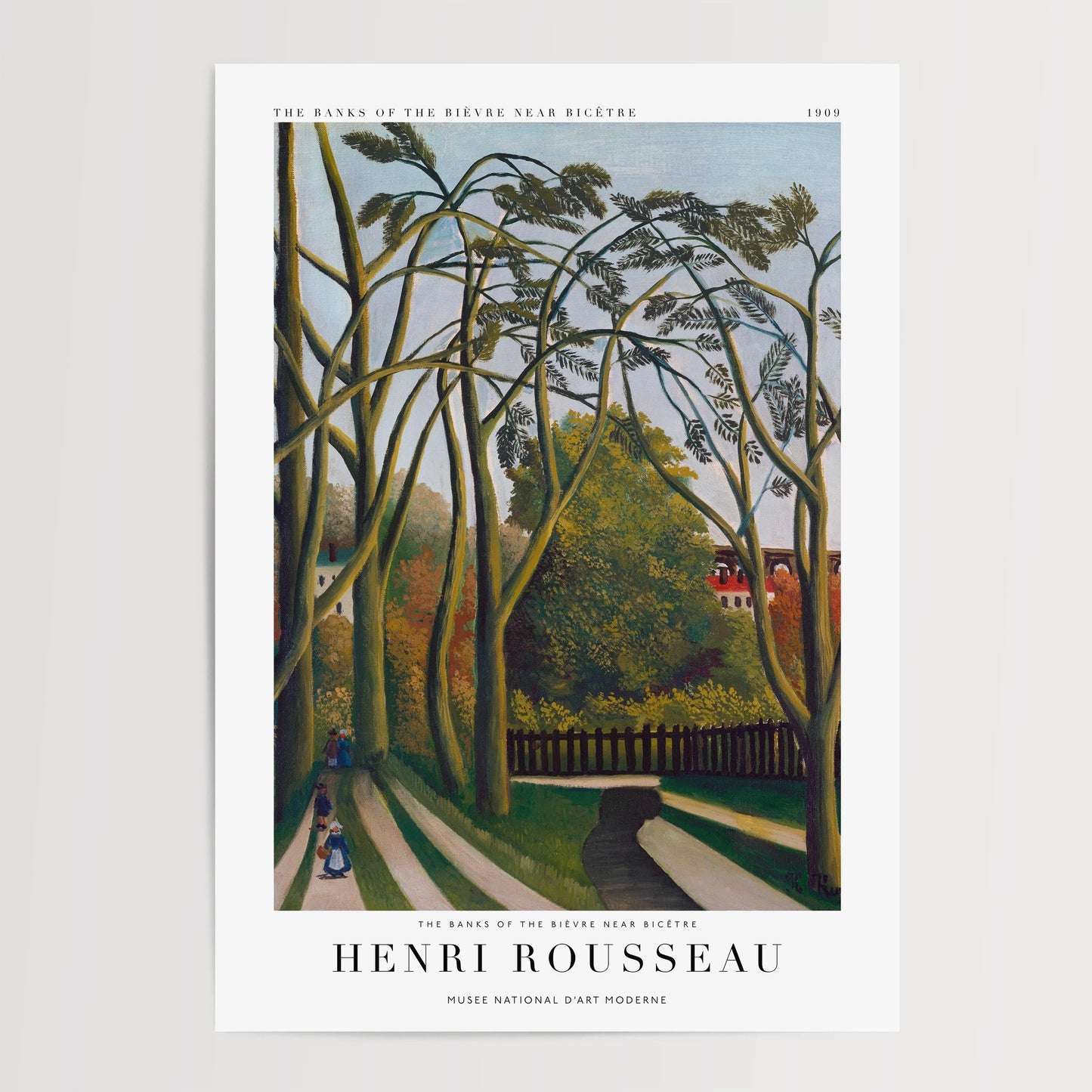 Henri Rousseau - Study for View of the Pont de Sèvres Print
