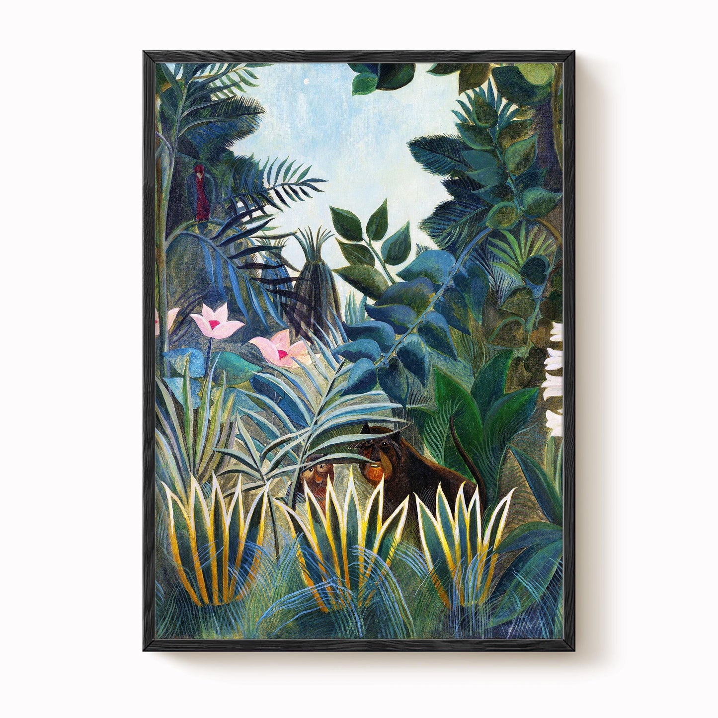 Henri Rousseau - The Equatorial Jungle Print