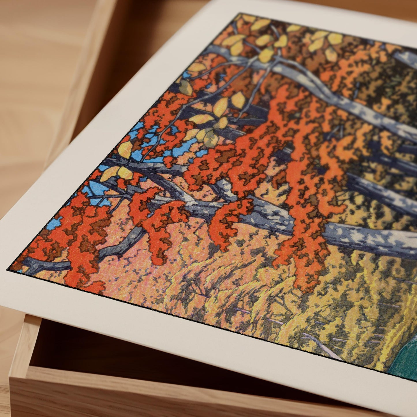 Hasui Kawase - Autumn At Oirase Print