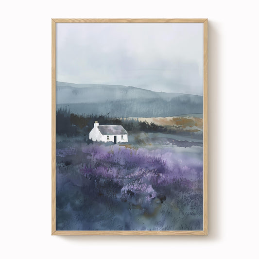 Scottish Croft No 1 Watercolour Art Print
