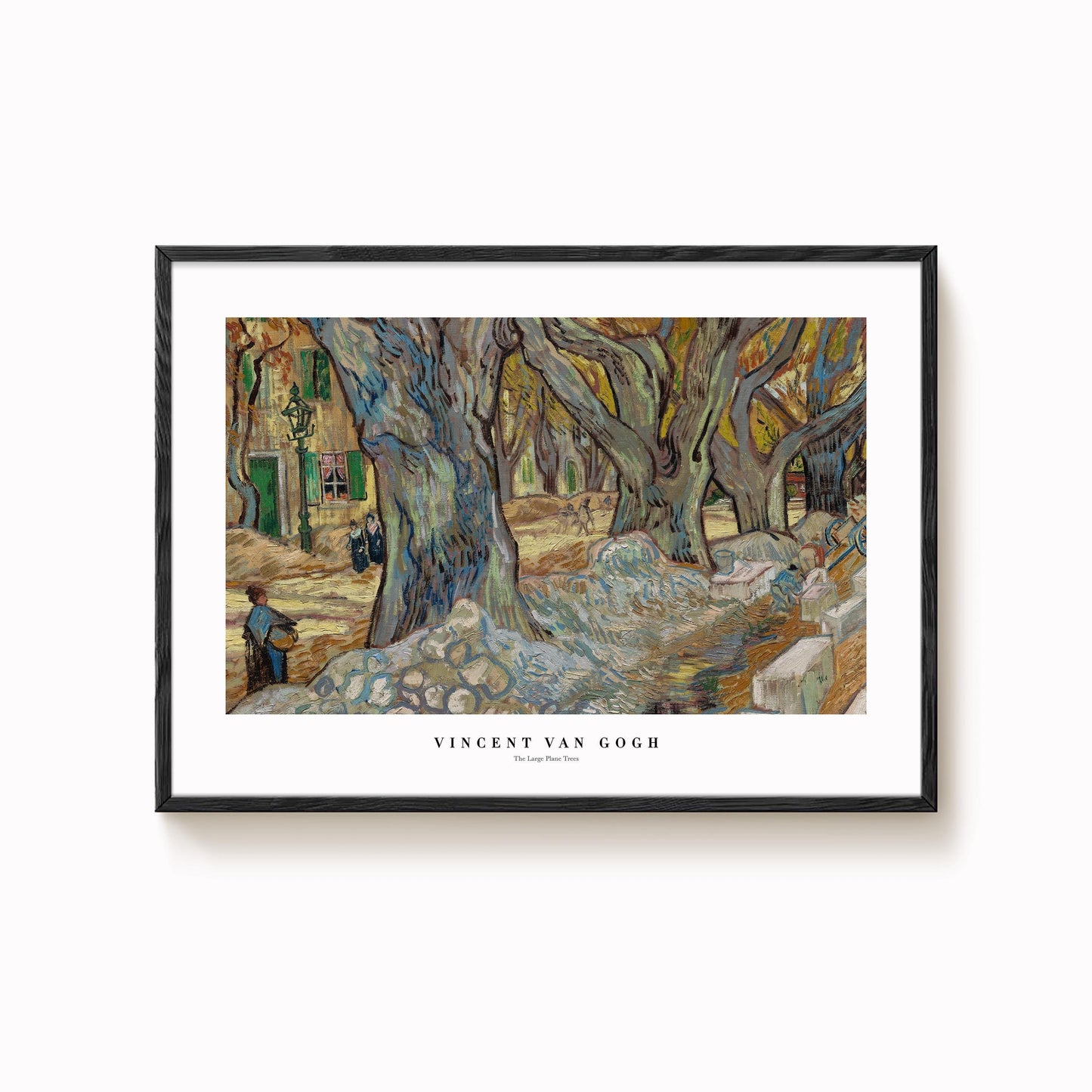 Van Gogh - The Large Plane Trees Print